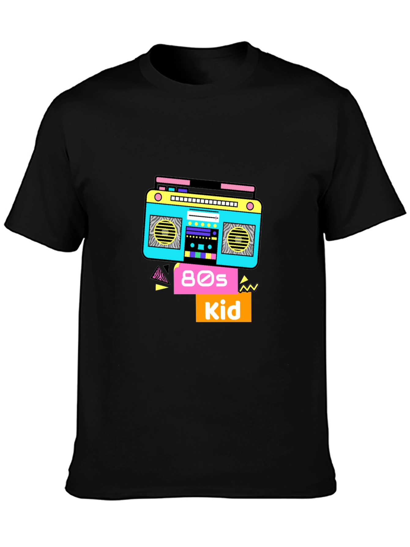 80s Kid T-Shirt Retro Boombox Graphic Tee