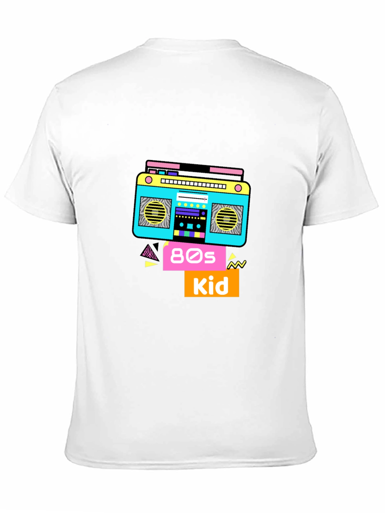 80s Kid T-Shirt Retro Boombox Graphic Tee