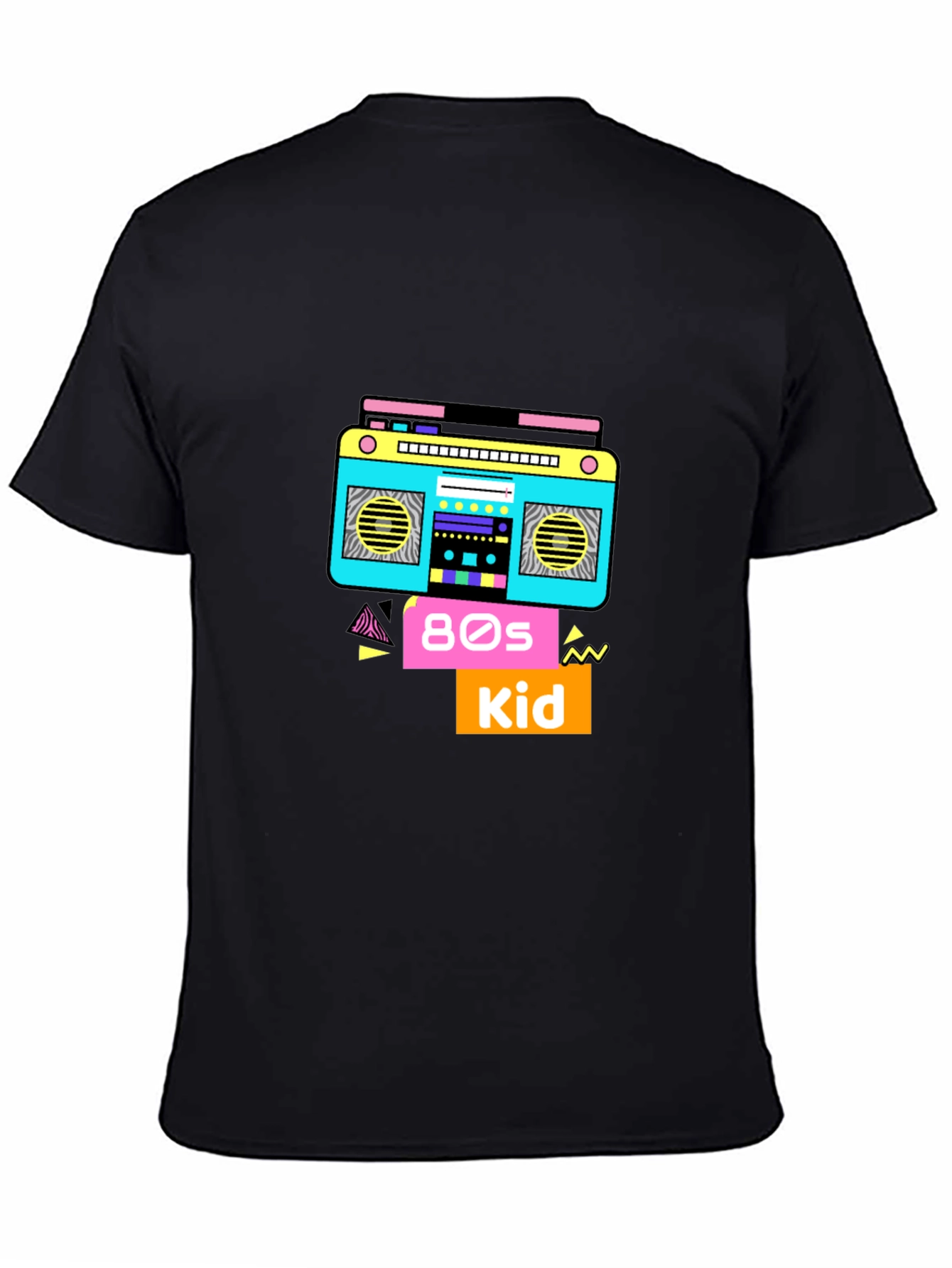 80s Kid T-Shirt Retro Boombox Graphic Tee