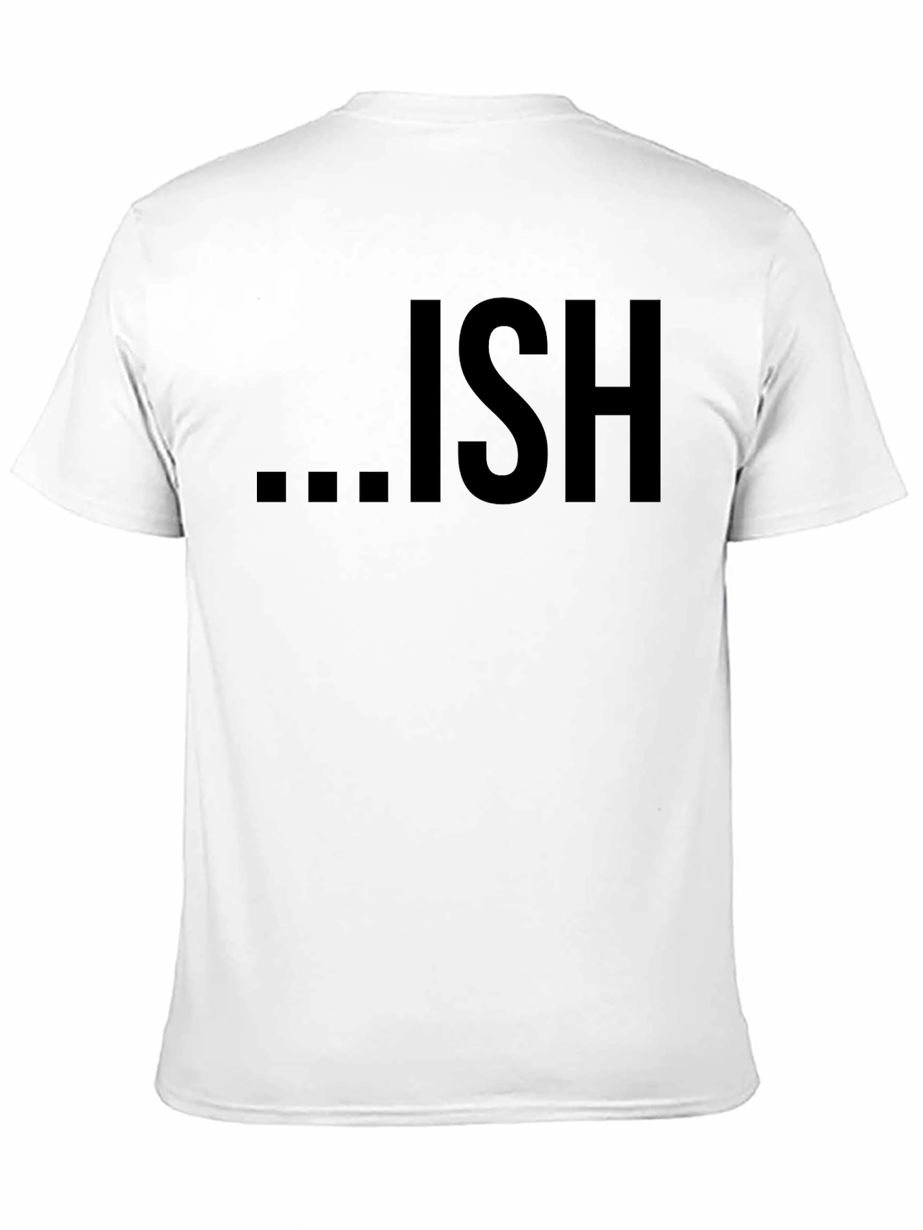 Ish Graphic Tee - Casual Black T-Shirt