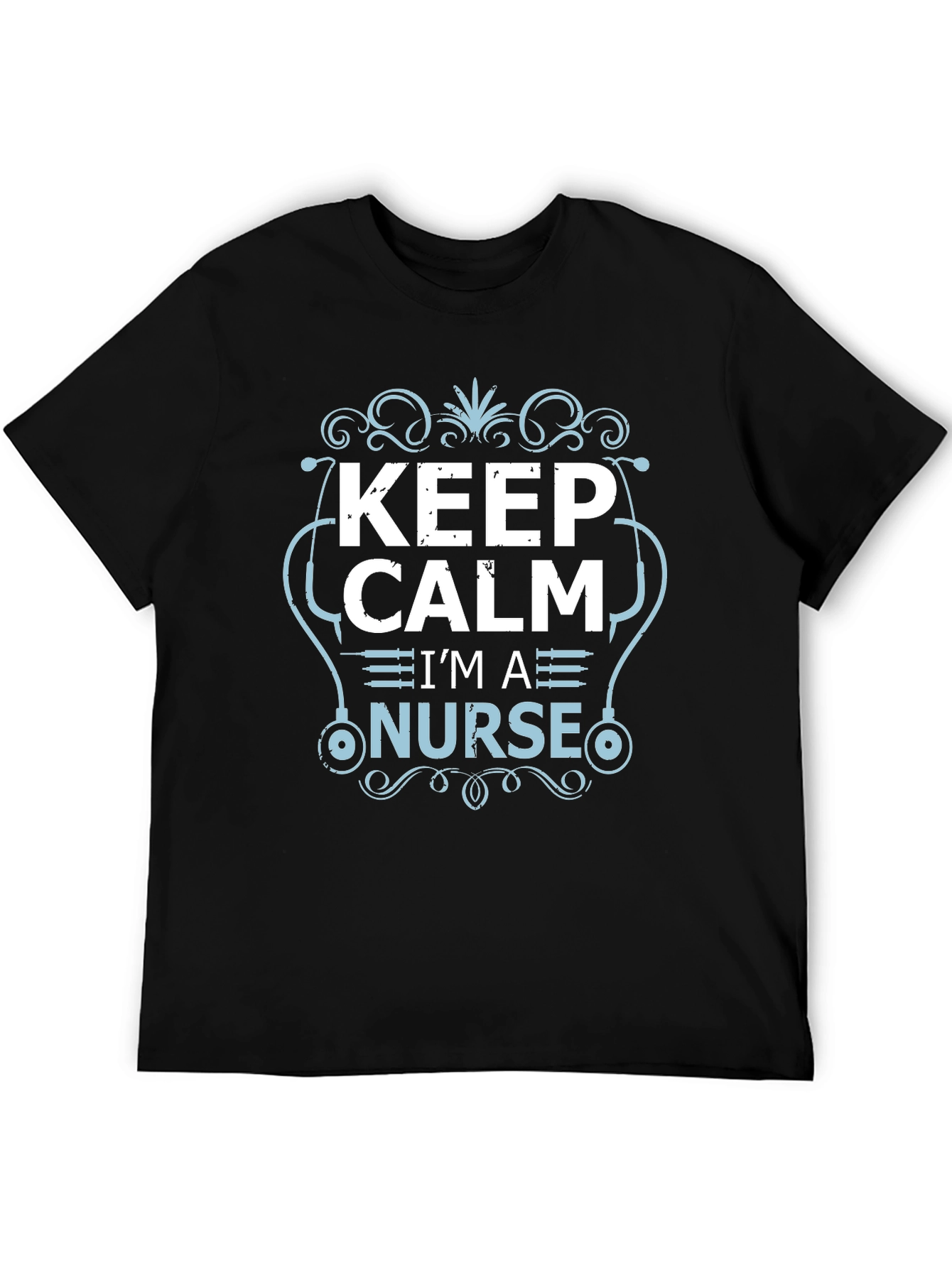 Keep Calm Im a Nurse Tee - Black