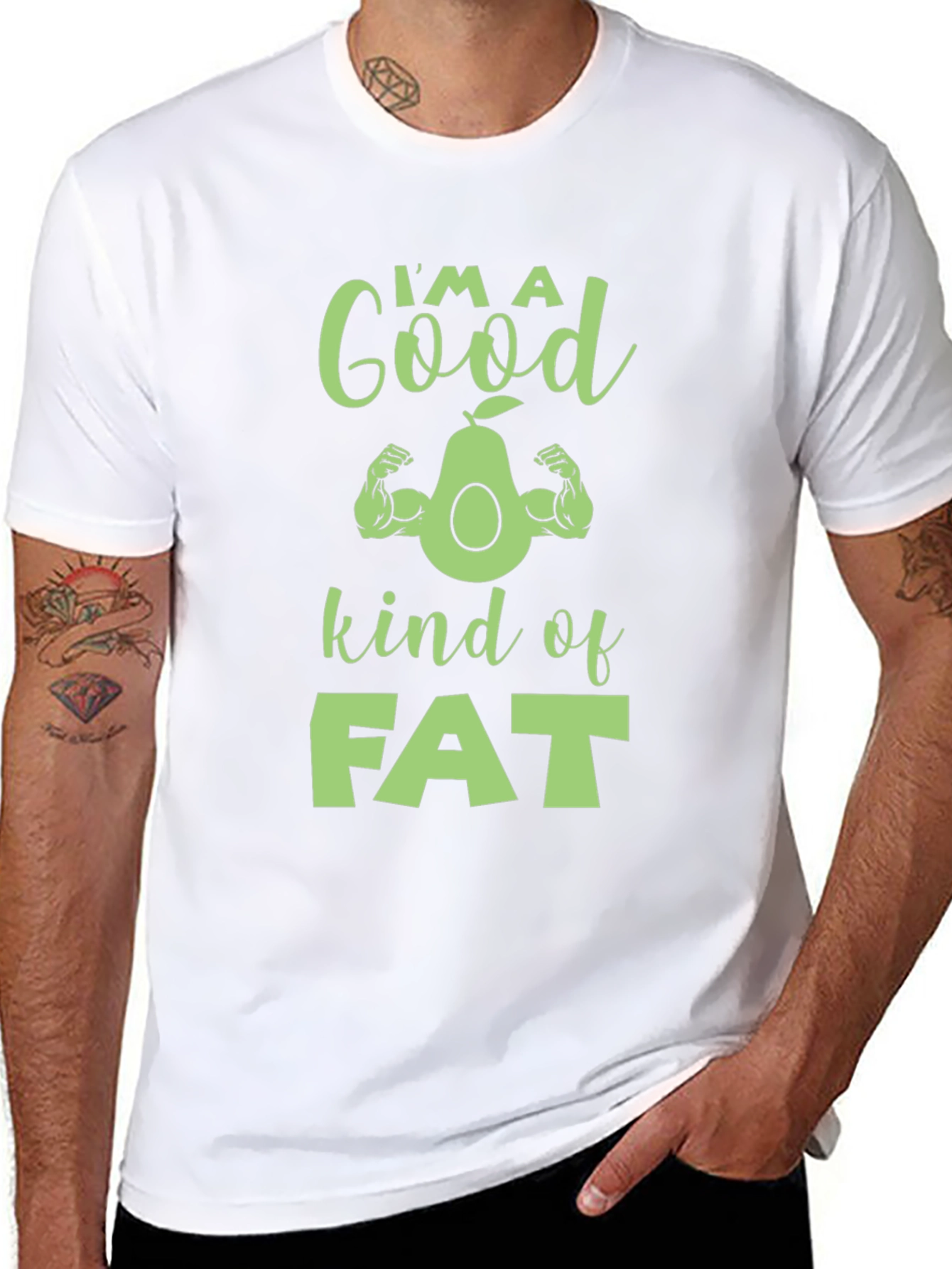 Im A Good Kind of Fat Avocado Muscle T-Shirt