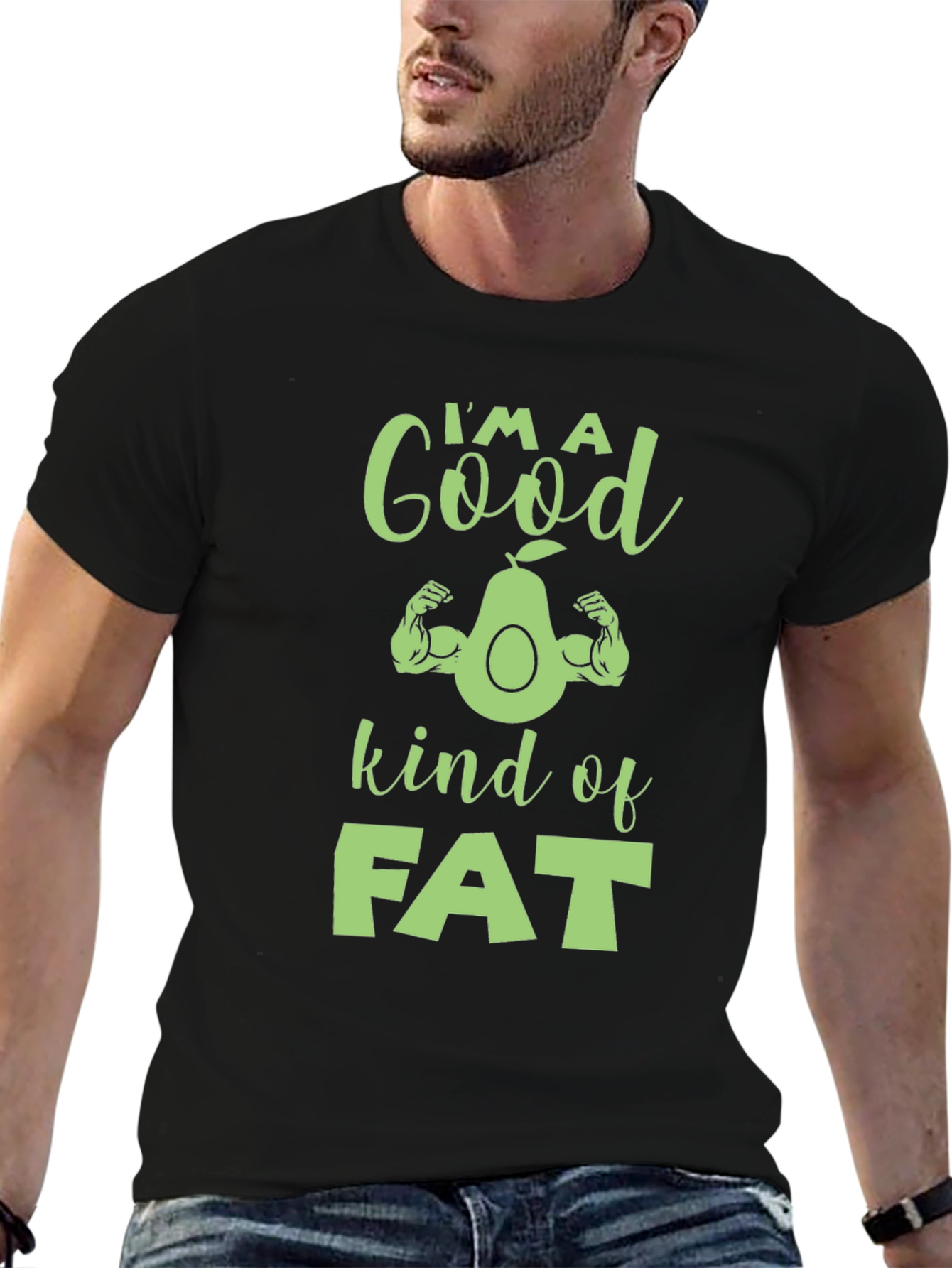 Im A Good Kind of Fat Avocado Muscle T-Shirt