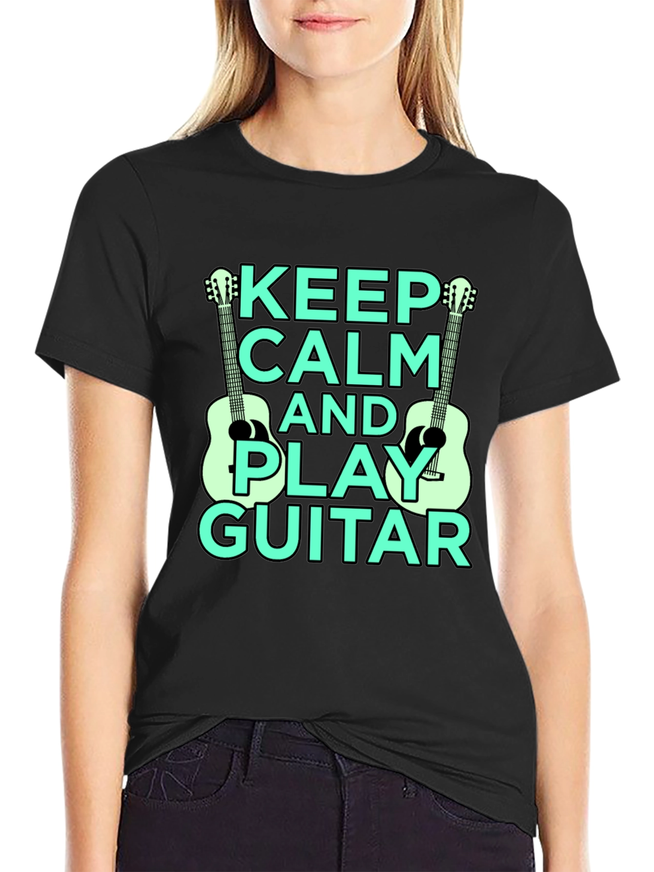 Keep Calm and Play Guitar T-Shirt