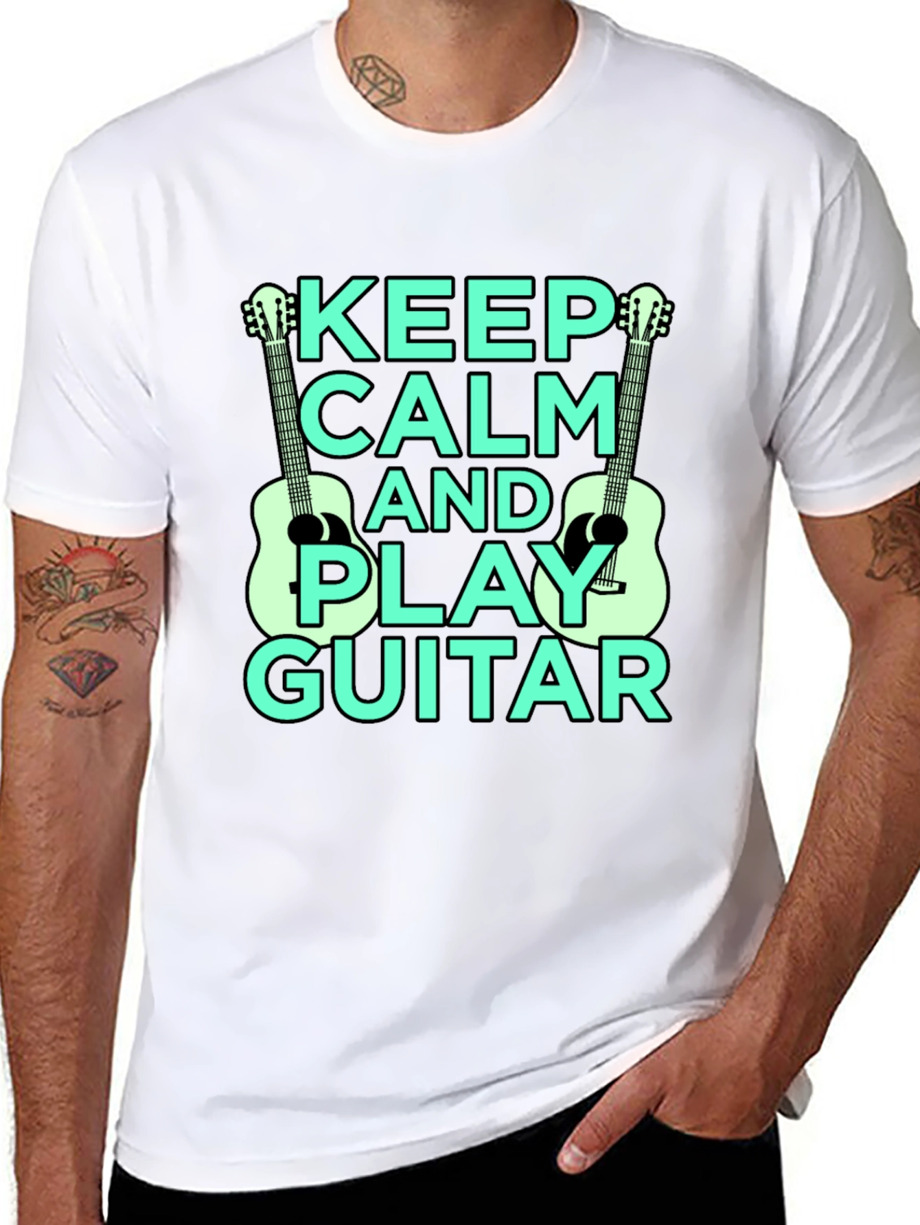 Keep Calm and Play Guitar T-Shirt