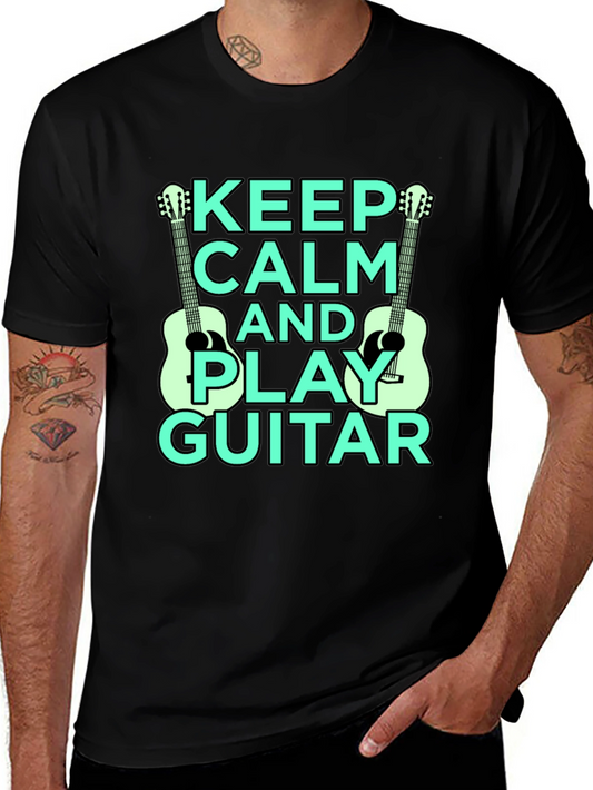 Keep Calm and Play Guitar T-Shirt