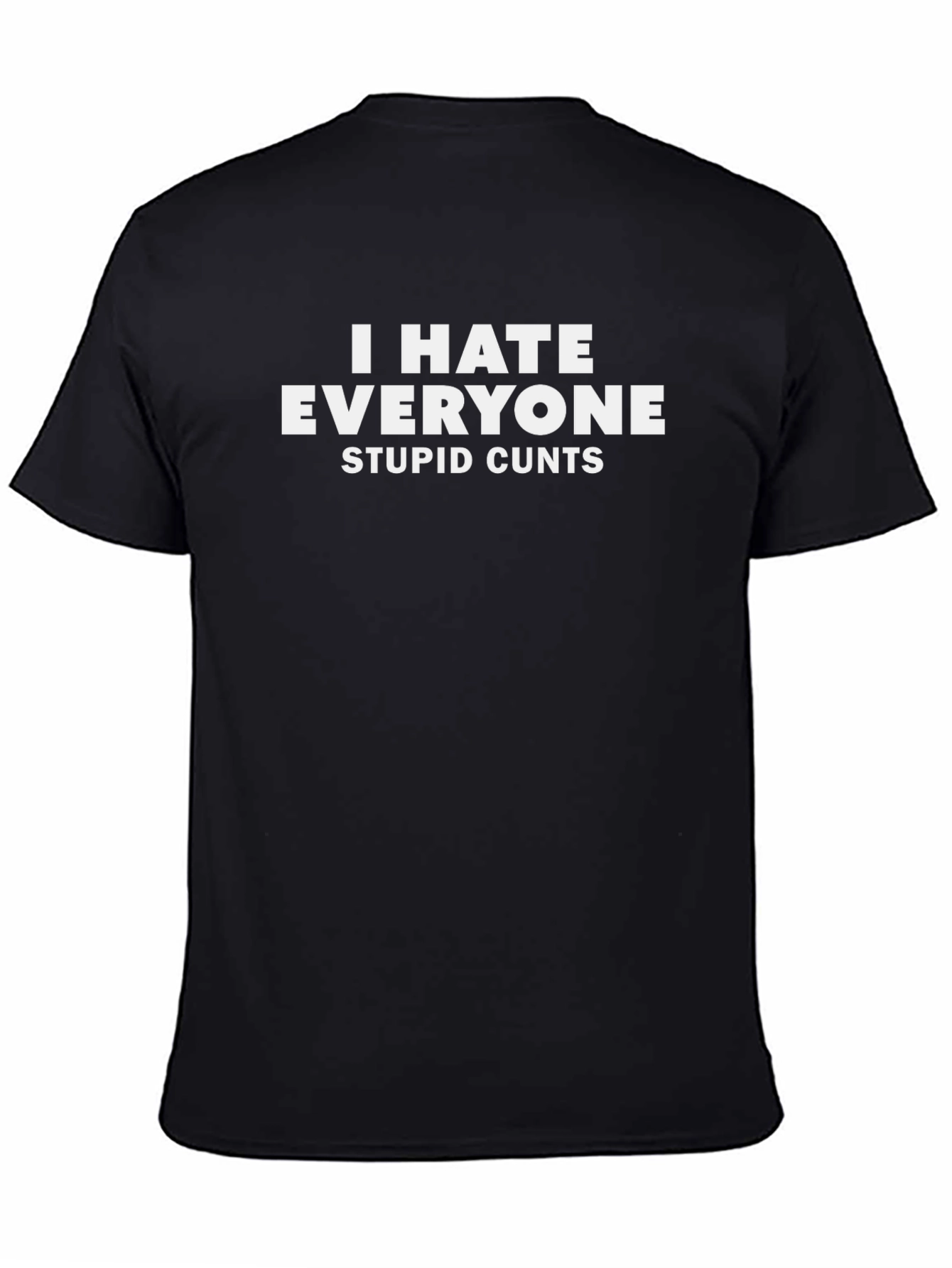 I Hate Everyone T-Shirt - Offensive Slogan Tee