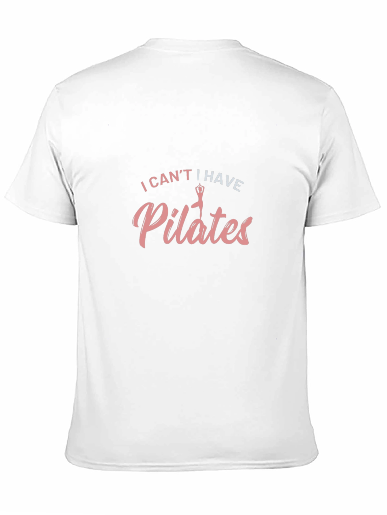 Pilates Funny Black Graphic T-Shirt