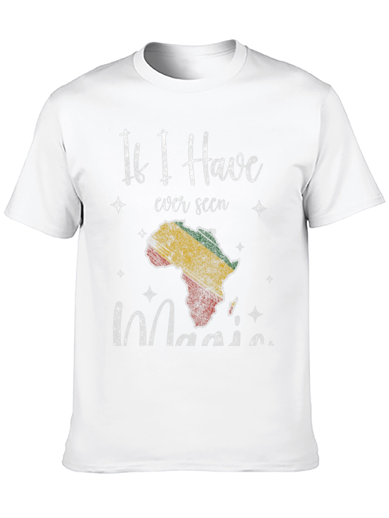 Africa Magic Mens Black T-Shirt