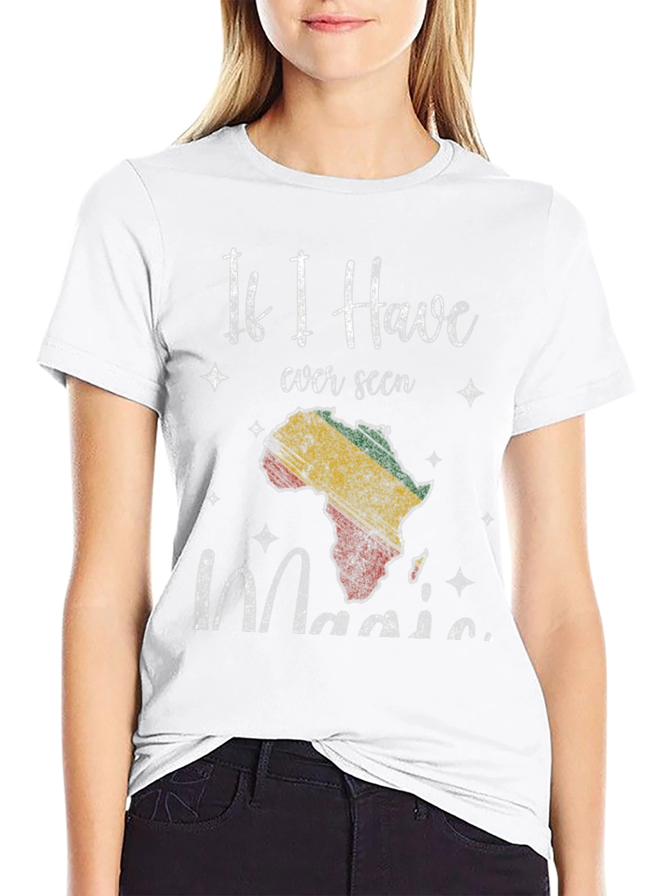 Africa Magic Mens Black T-Shirt