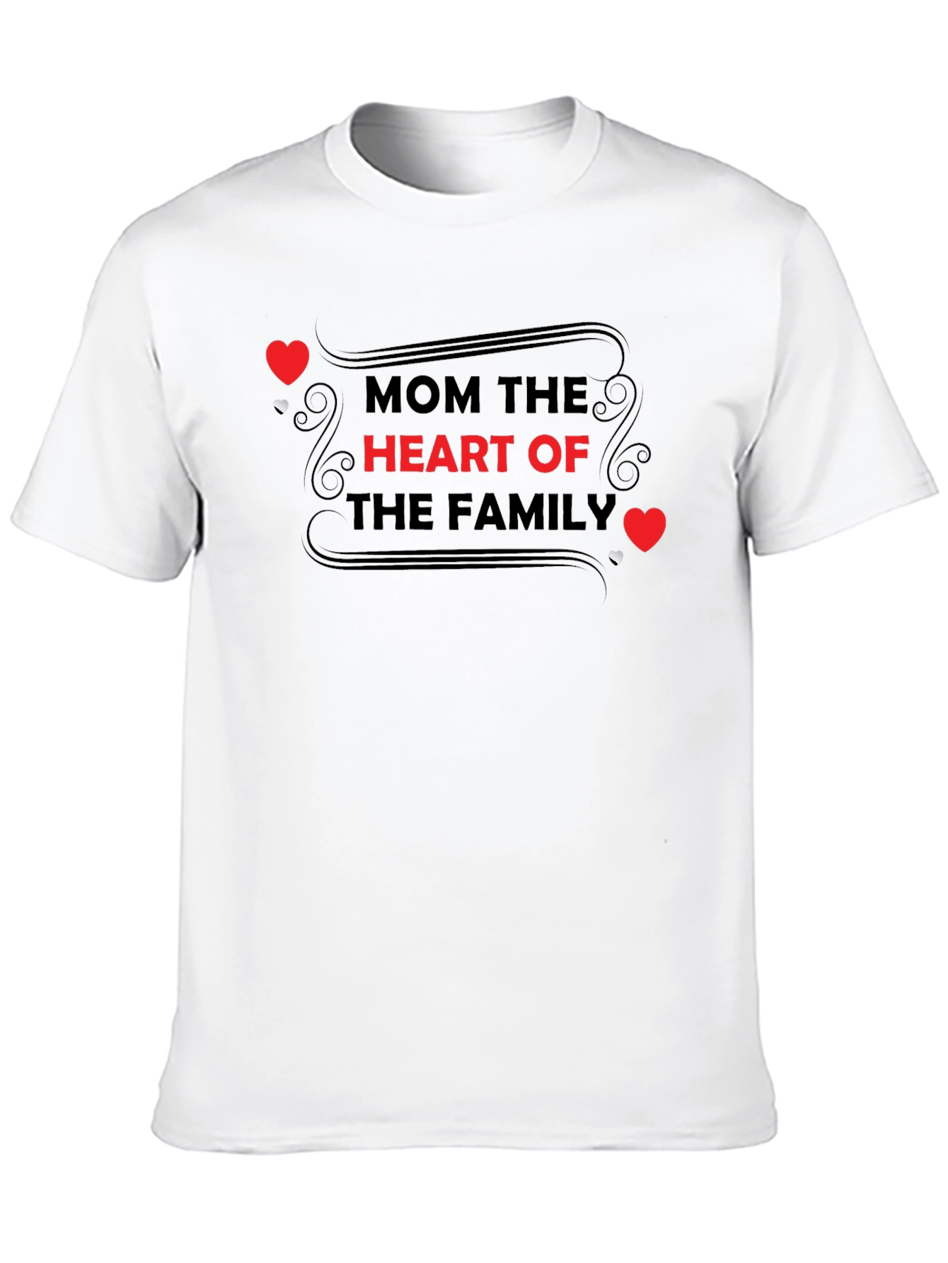 Mom the Heart of the Family T-Shirt