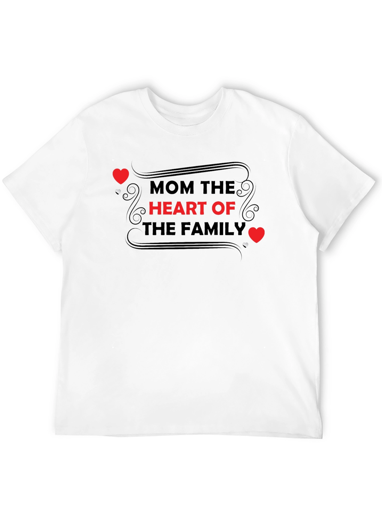 Mom the Heart of the Family T-Shirt