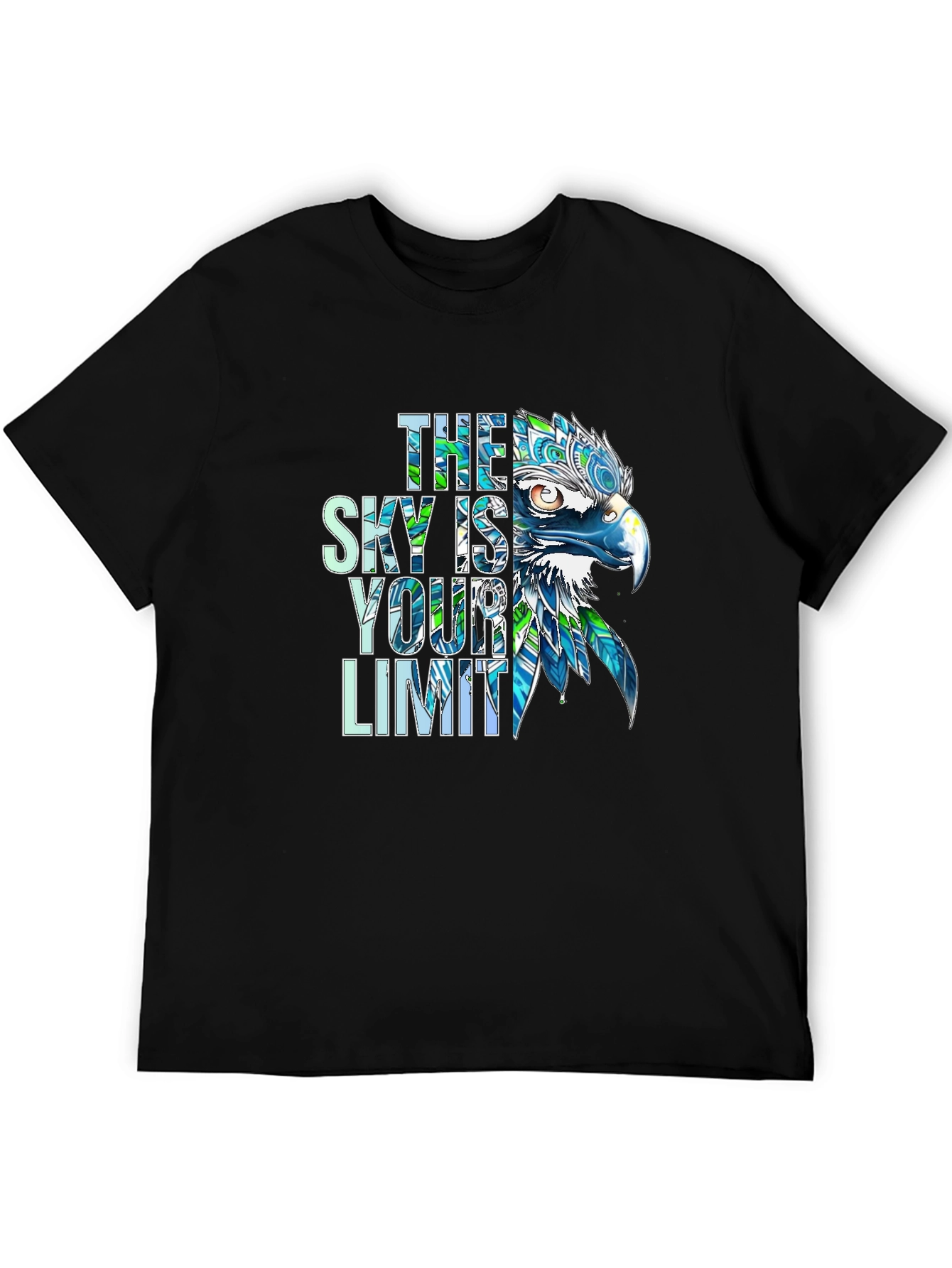 The Sky Is Your Limit Eagle Graphic T-Shirt