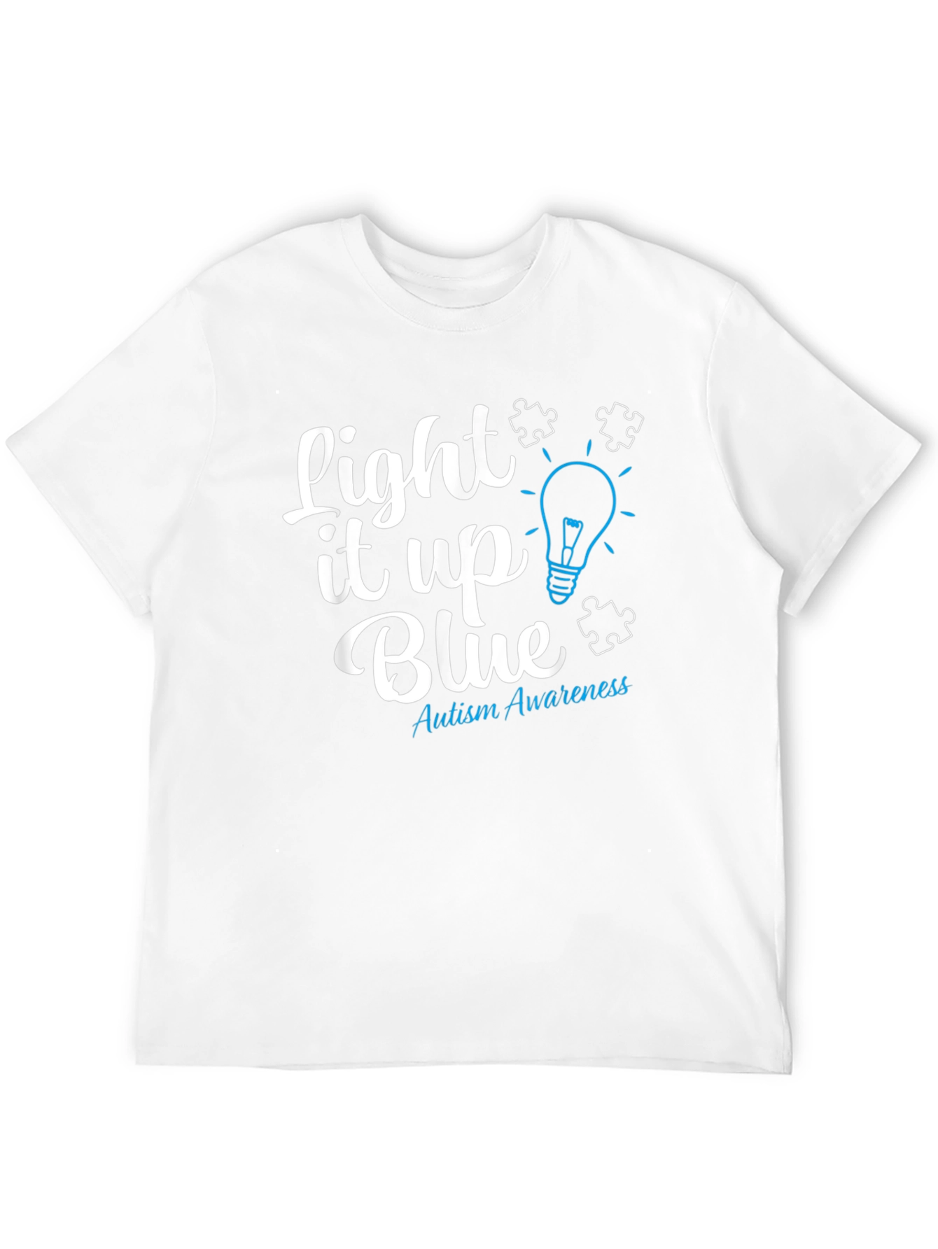 Autism Awareness Tee: Light It Up Blue T-Shirt
