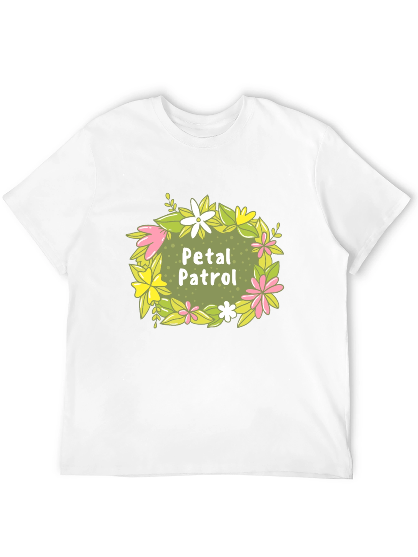 Petal Patrol Graphic Tee - Black