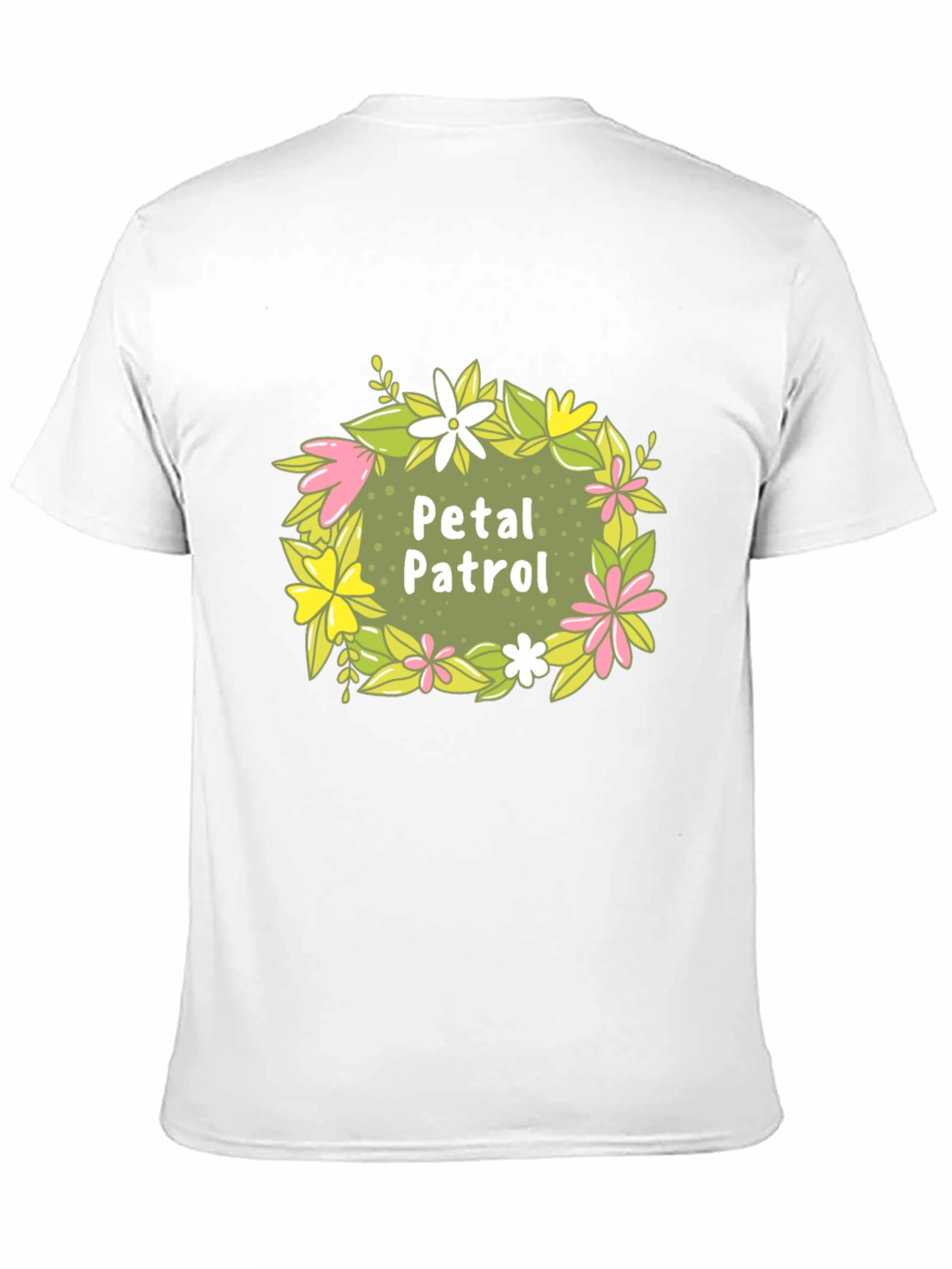 Petal Patrol Graphic Tee - Black