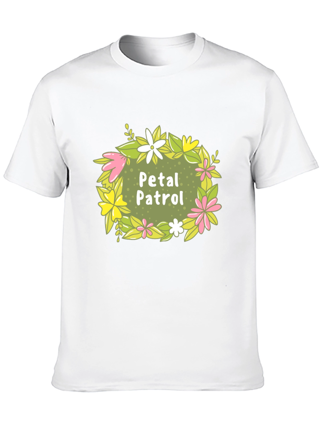 Petal Patrol Graphic Tee - Black