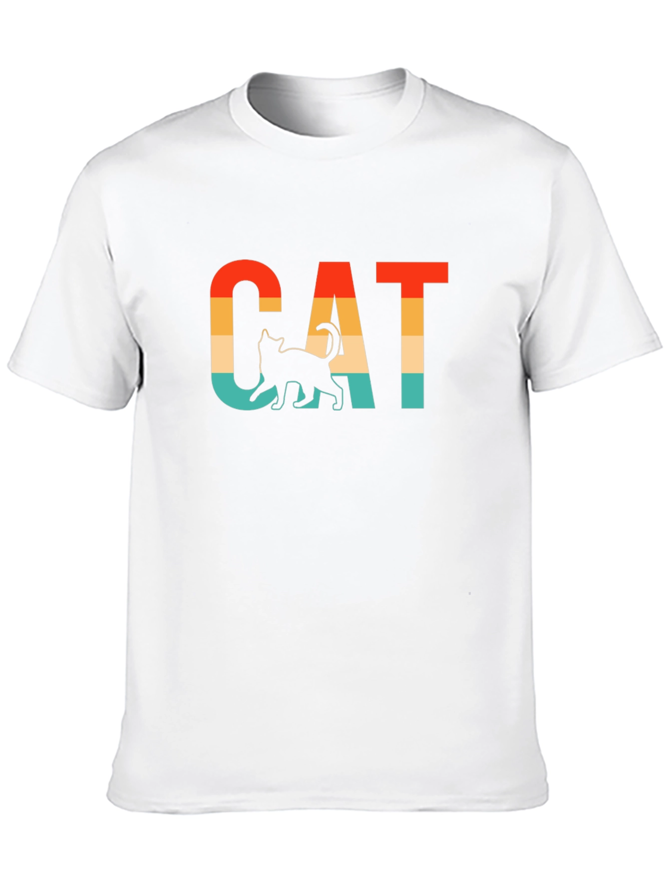 Retro CAT Graphic T-Shirt