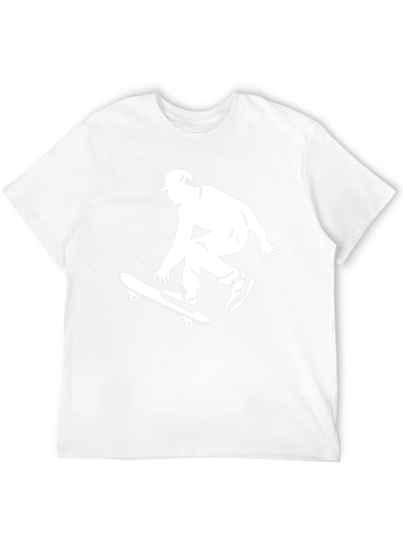 Skateboarding Graphic Tee - Cool Black T-Shirt
