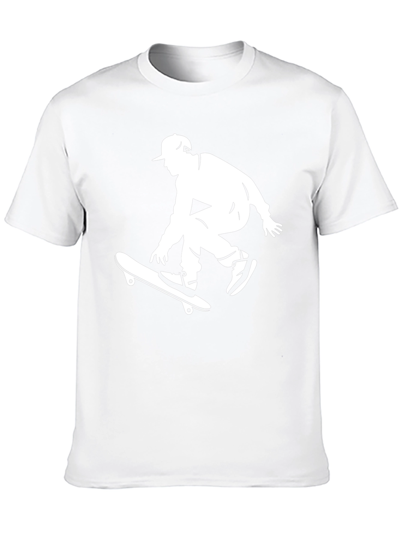Skateboarding Graphic Tee - Cool Black T-Shirt