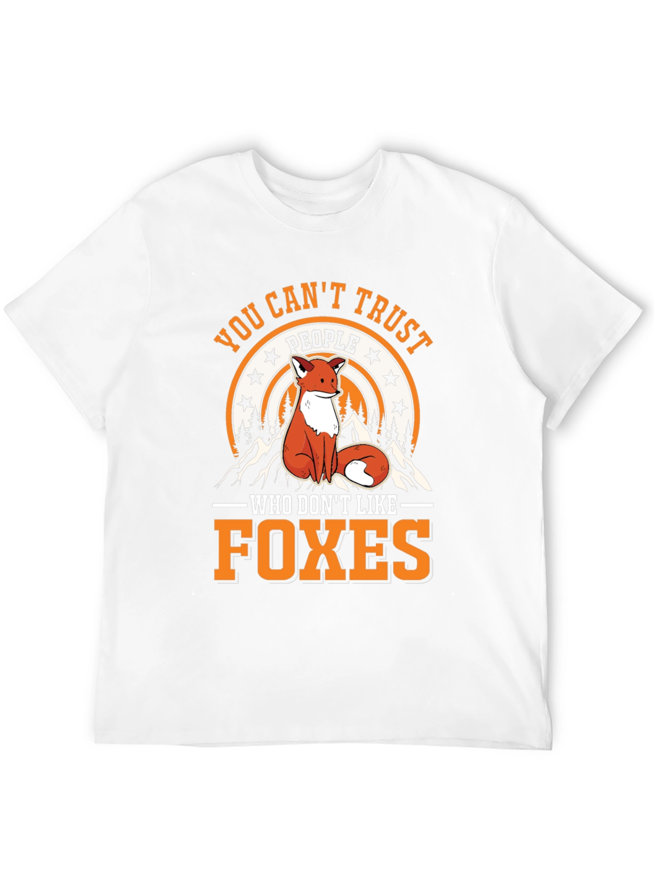 Fox Lover Graphic Tee - Trust No One
