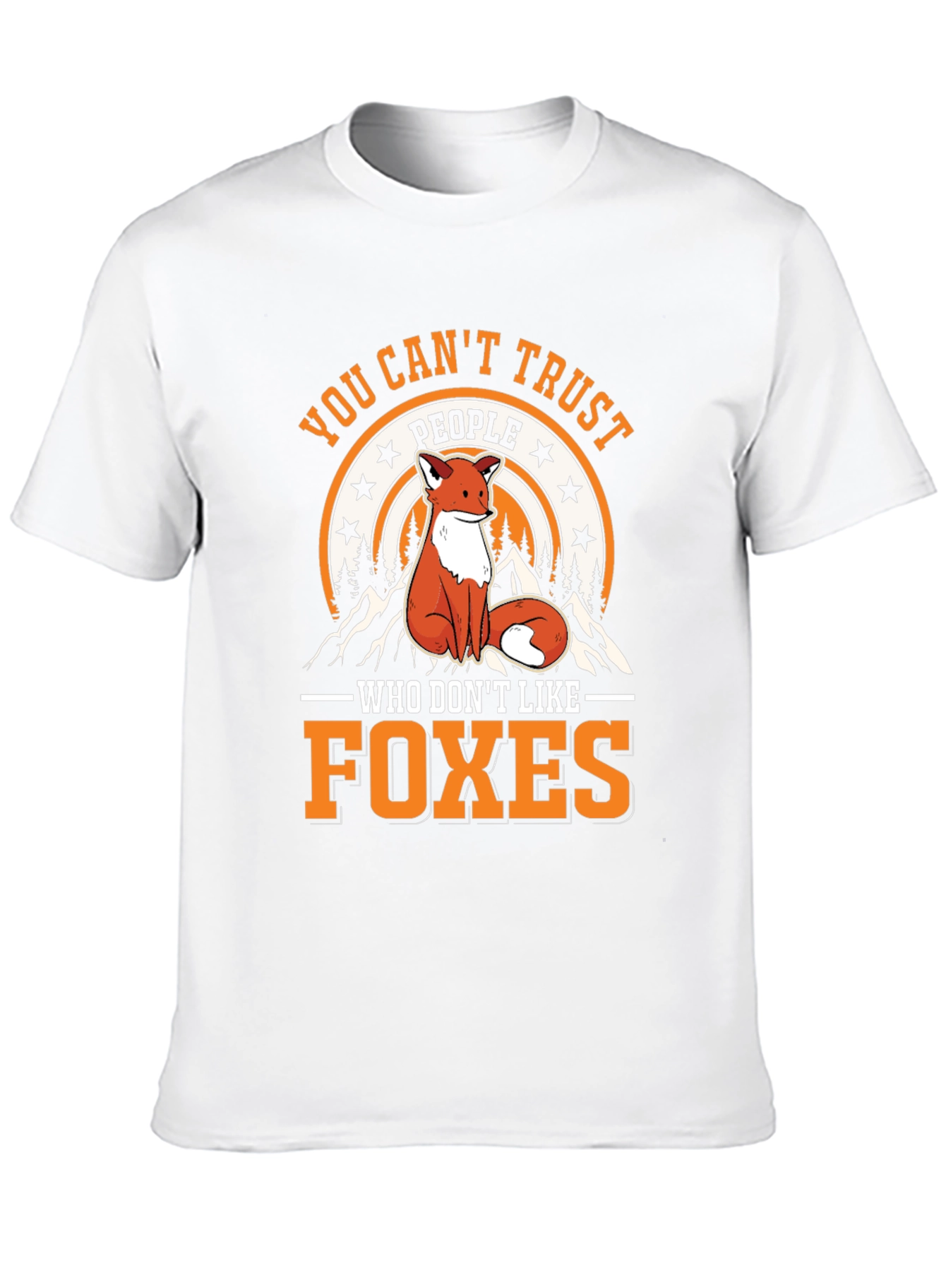 Fox Lover Graphic Tee - Trust No One