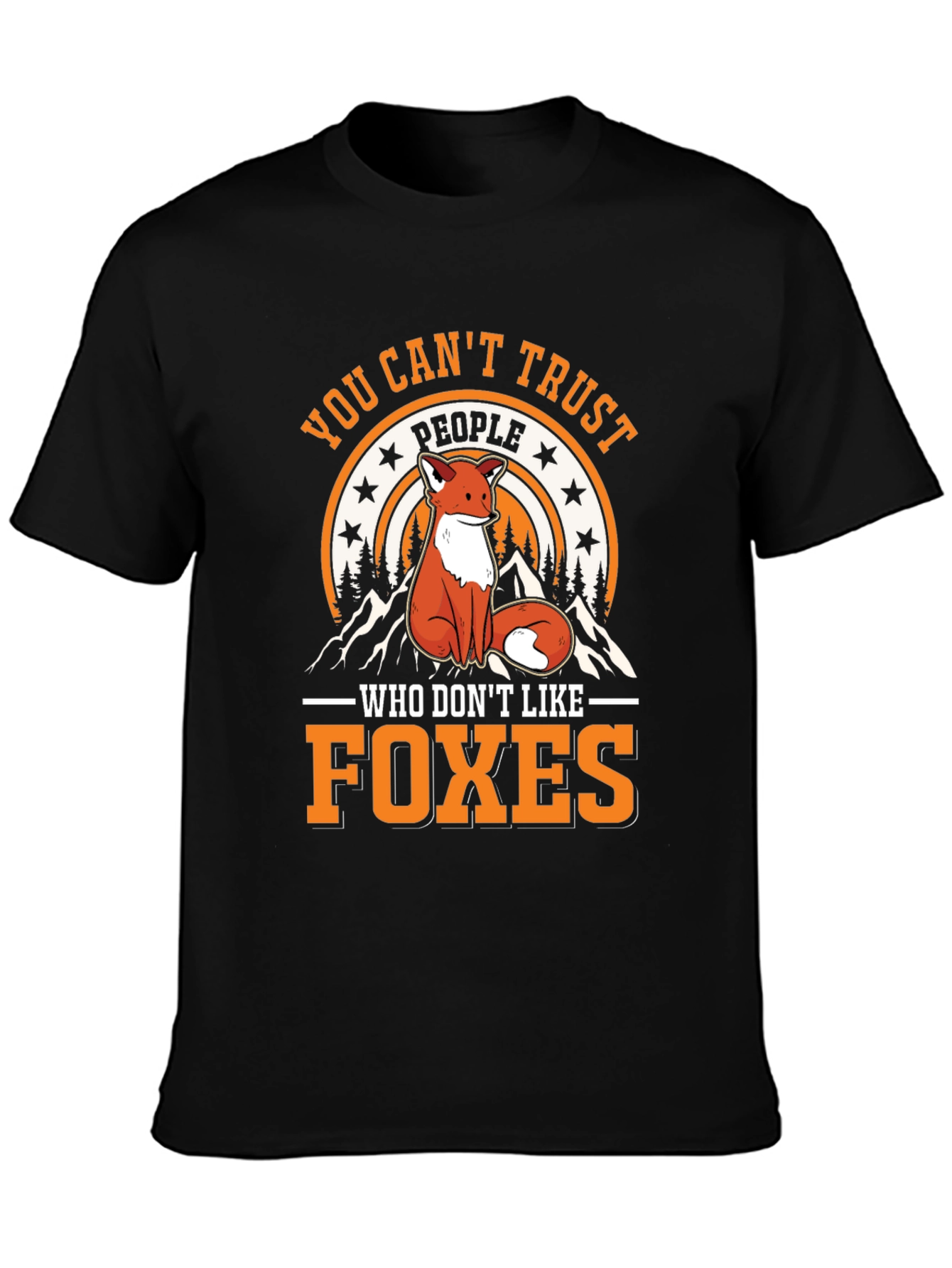 Fox Lover Graphic Tee - Trust No One