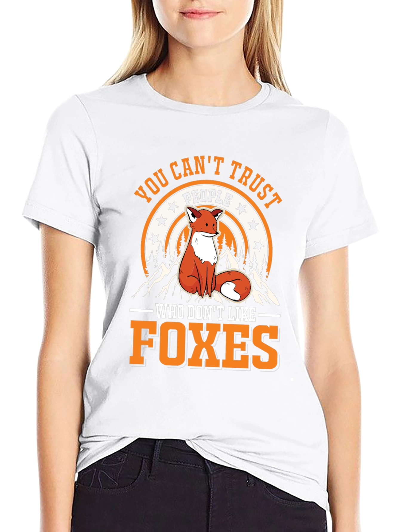 Fox Lover Graphic Tee - Trust No One