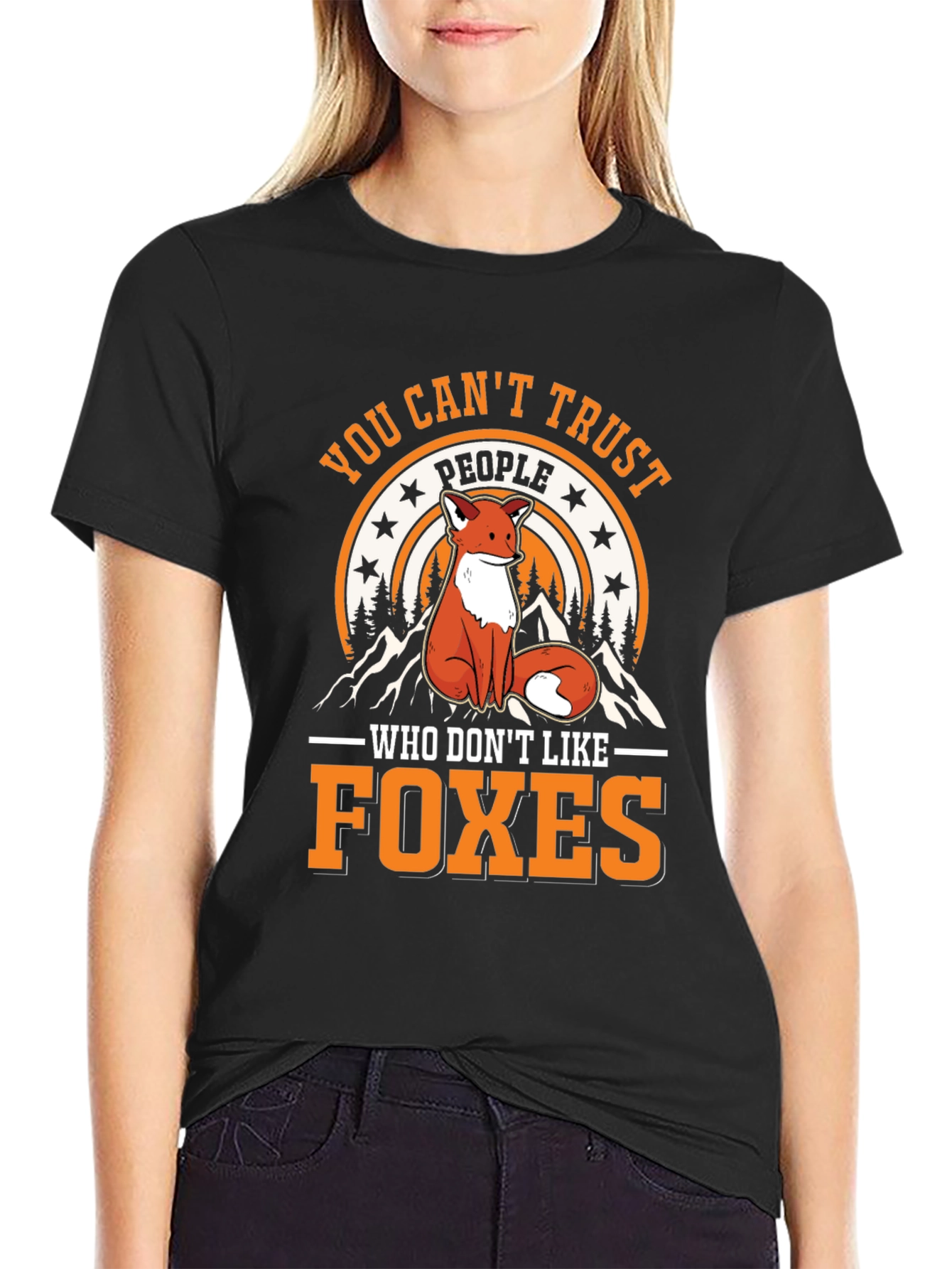 Fox Lover Graphic Tee - Trust No One