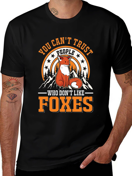 Fox Lover Graphic Tee - Trust No One