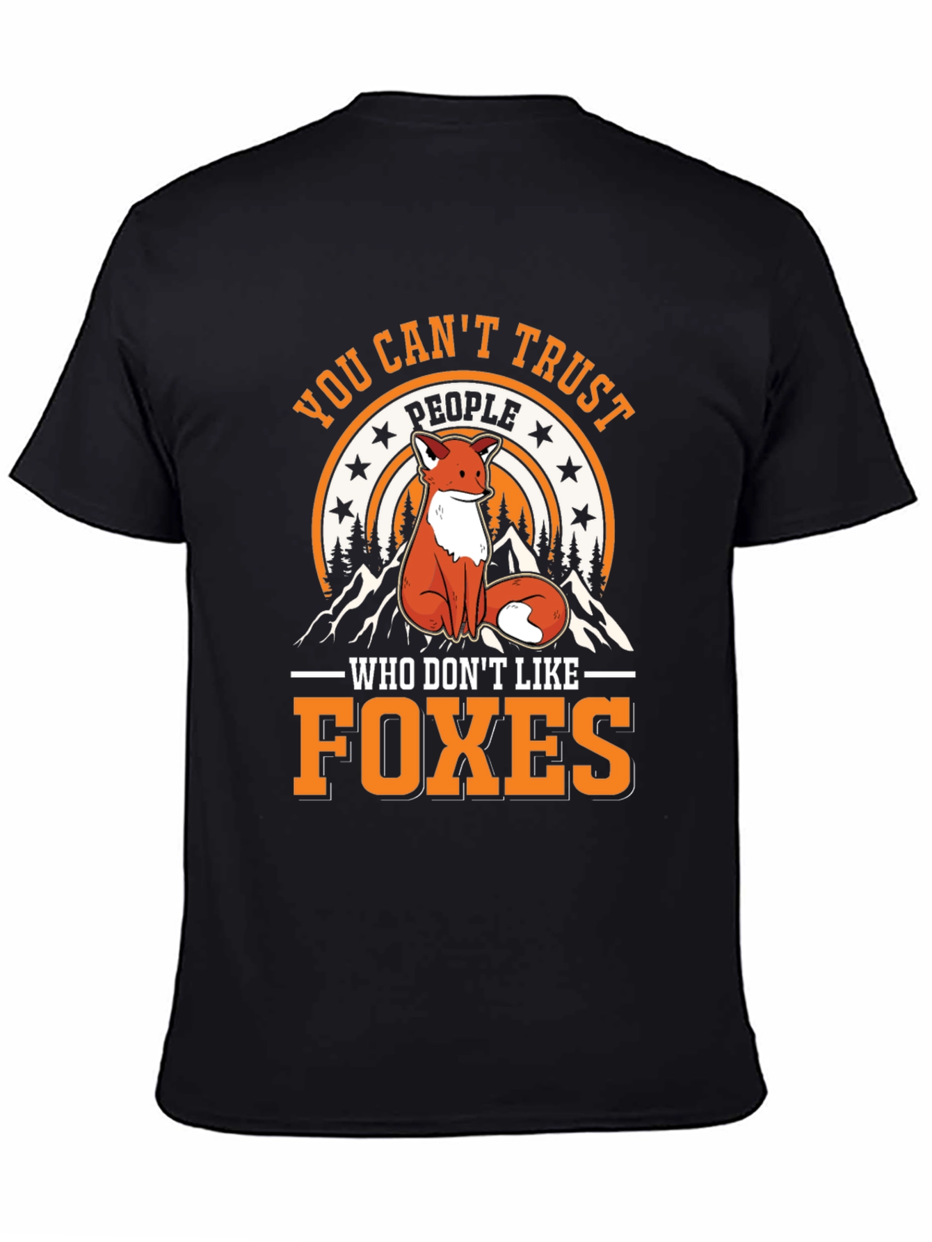 Fox Lover Graphic Tee - Trust No One