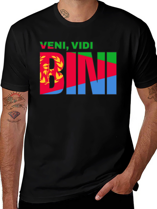 Veni Vidi Bini Eritrea Flag T-Shirt