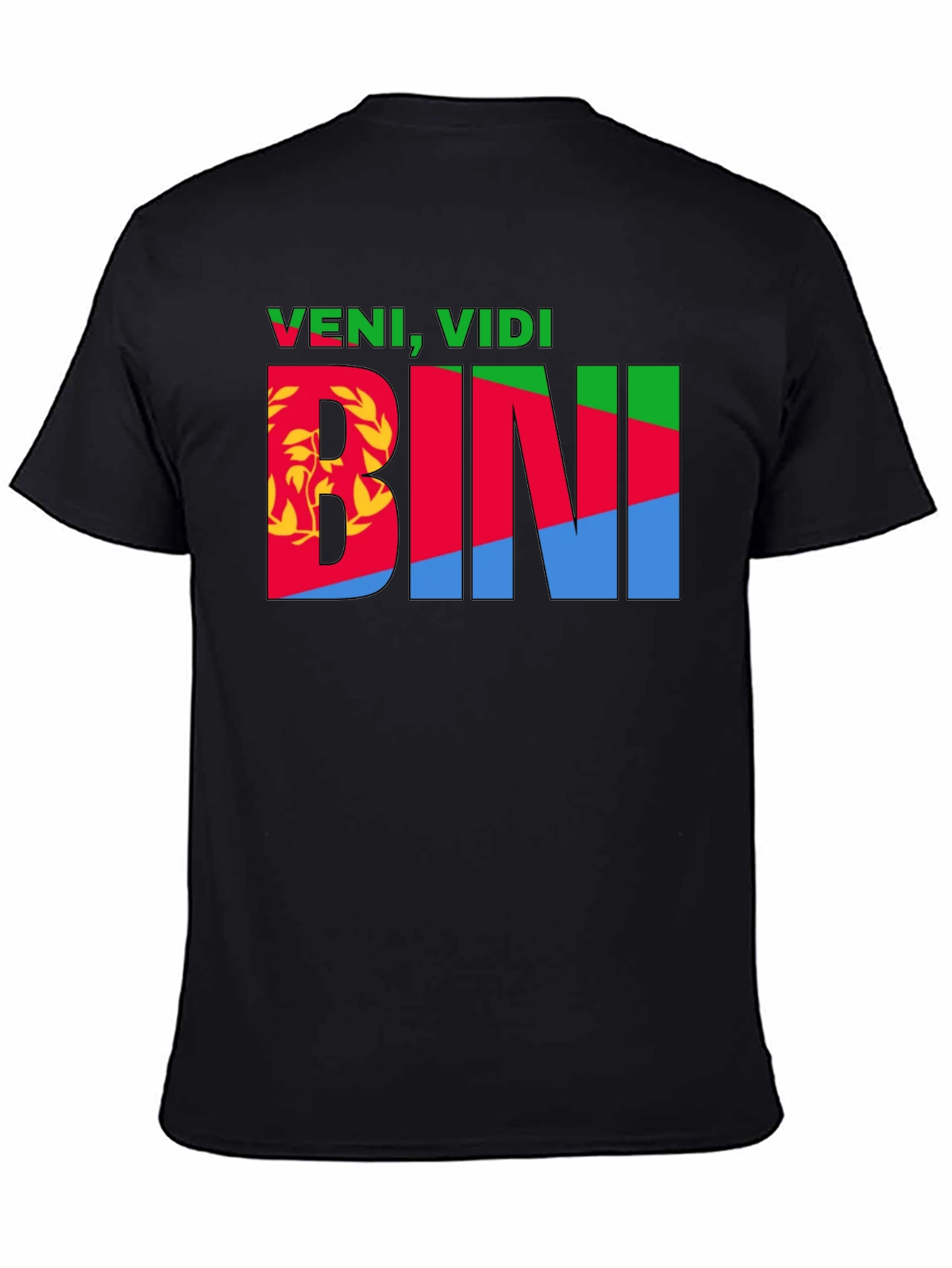 Veni Vidi Bini Eritrea Flag T-Shirt
