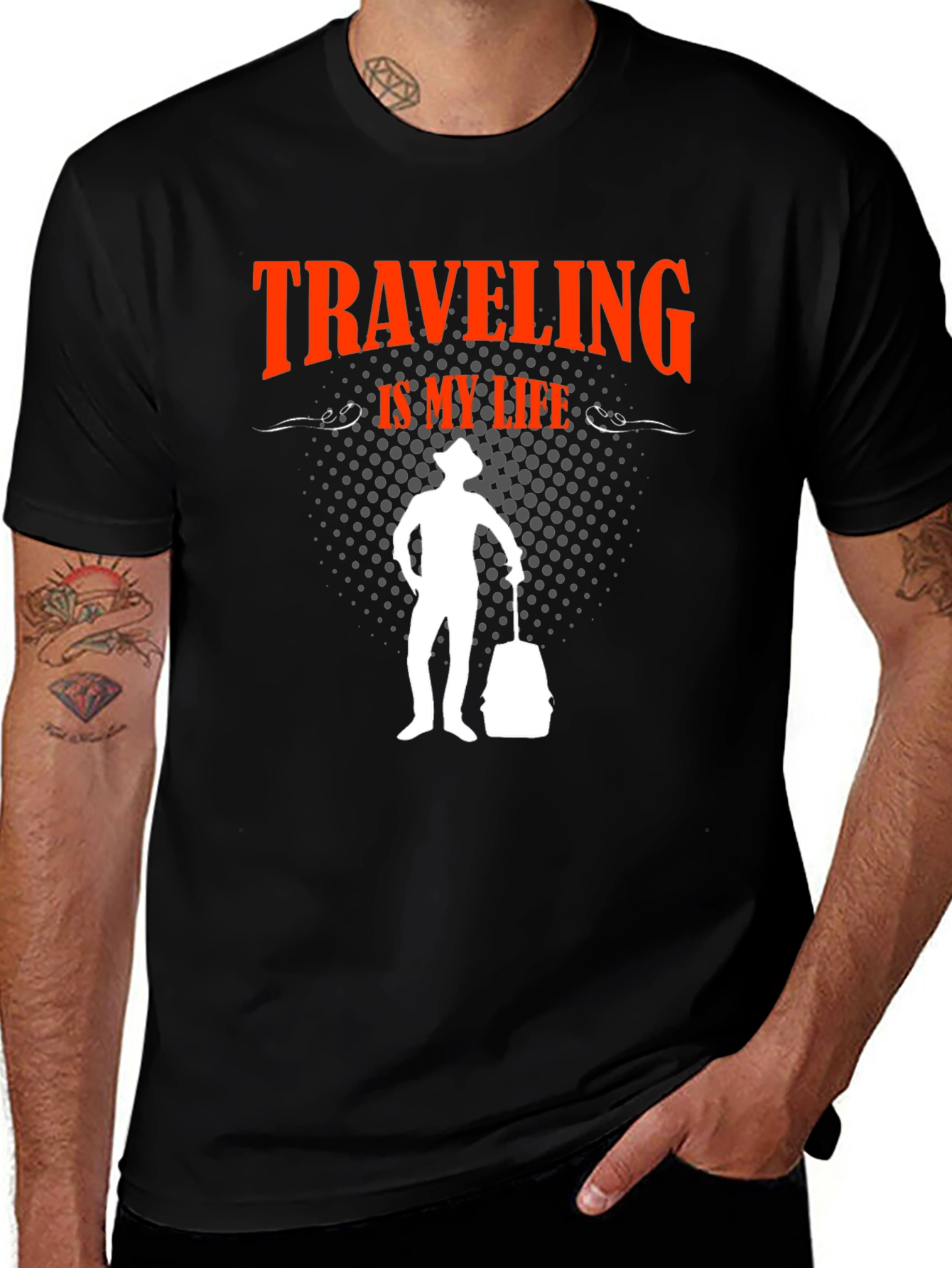 Traveling Is My Life Graphic T-Shirt