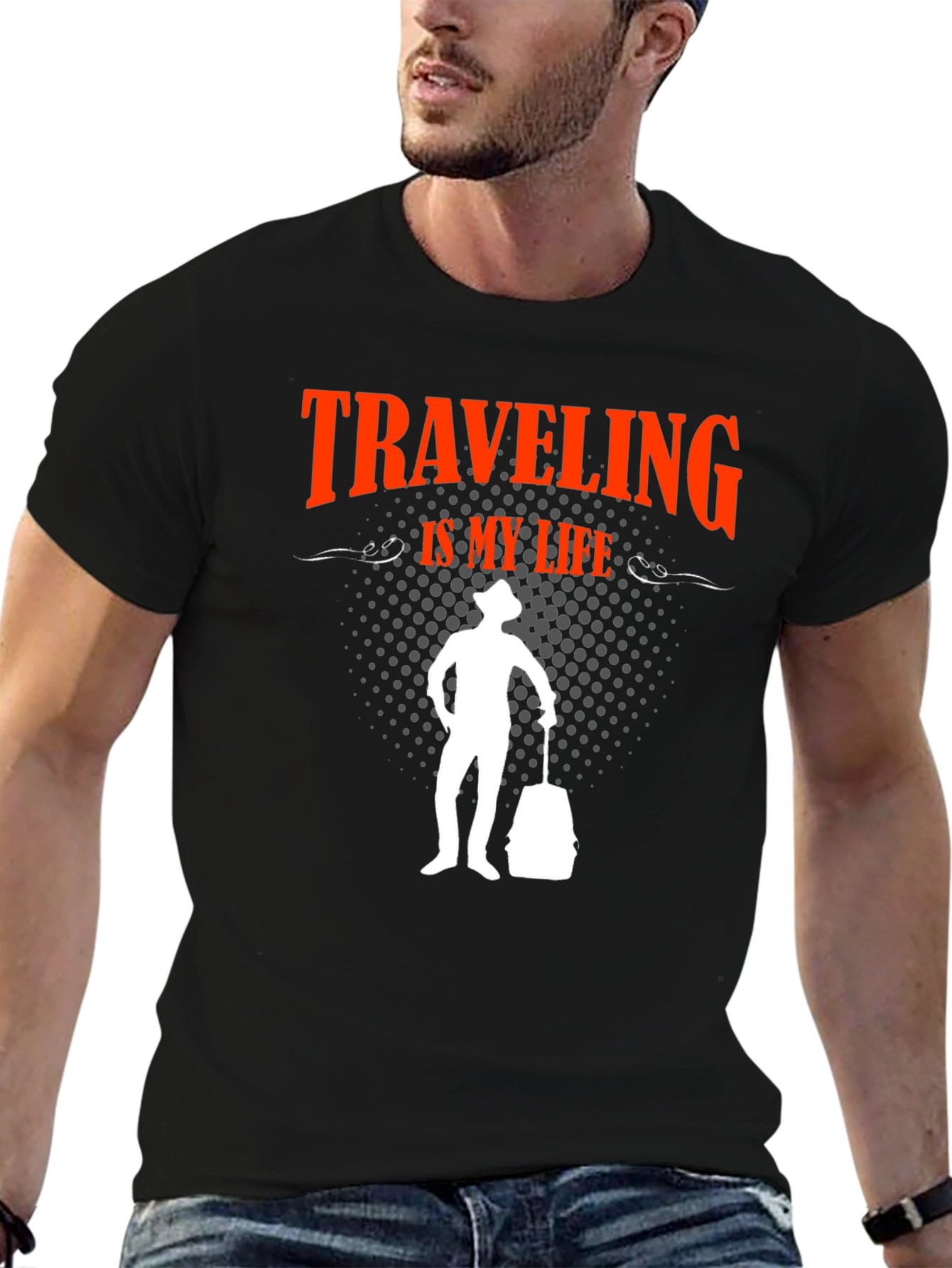 Traveling Is My Life Graphic T-Shirt