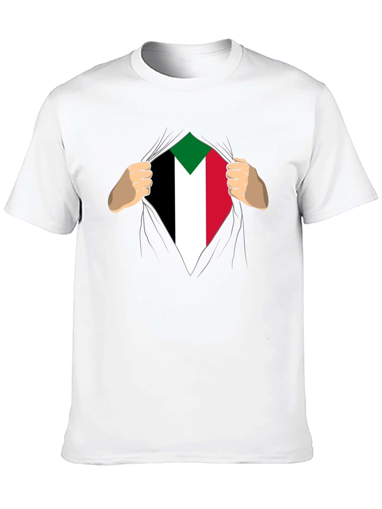 Sudan Flag T-Shirt - Patriotic Graphic Tee