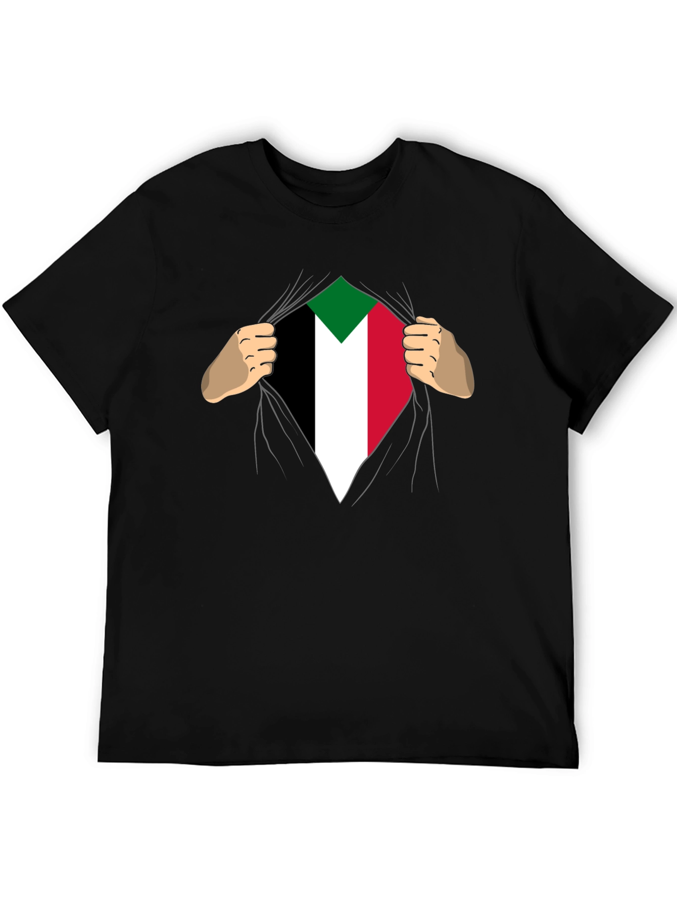 Sudan Flag T-Shirt - Patriotic Graphic Tee