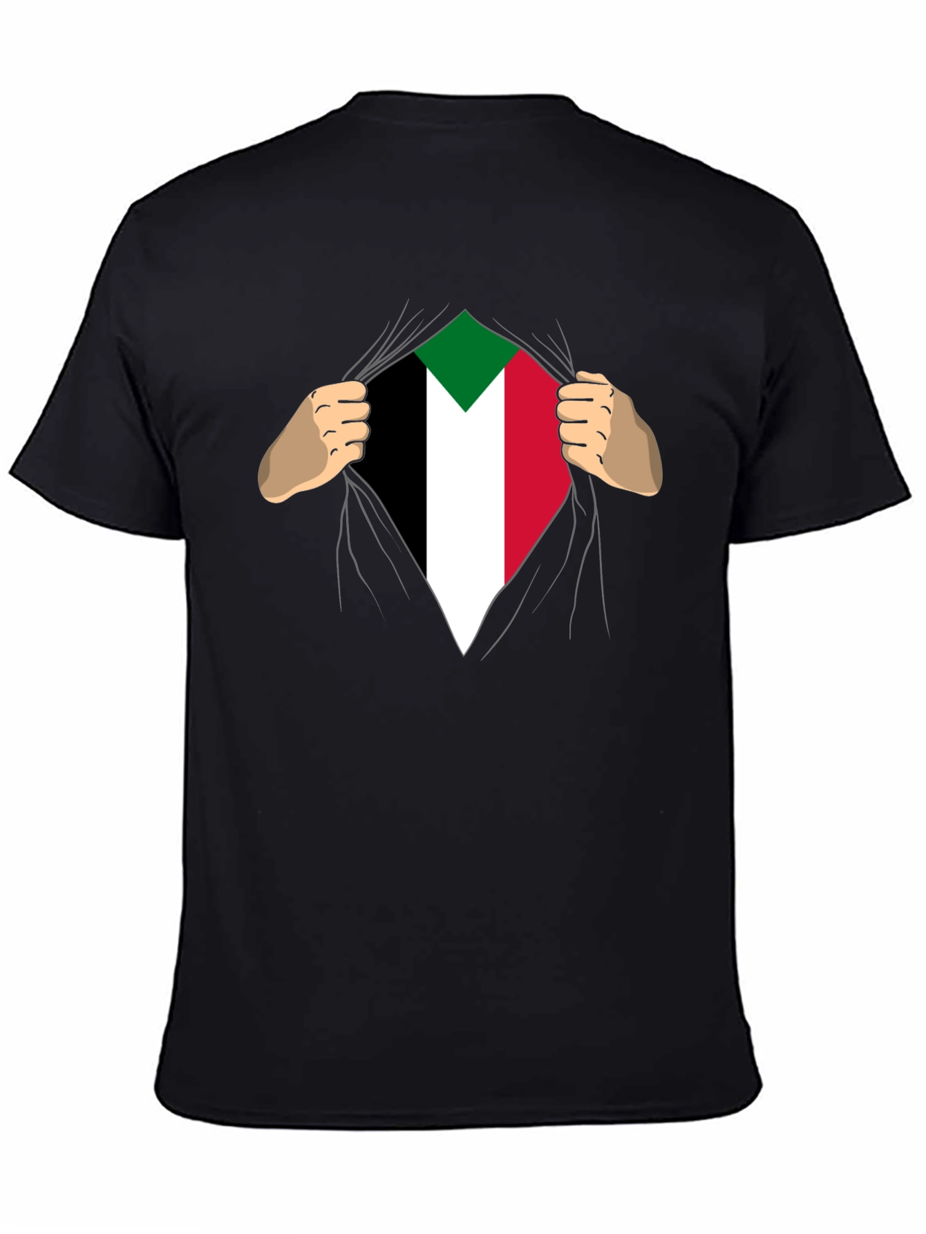 Sudan Flag T-Shirt - Patriotic Graphic Tee