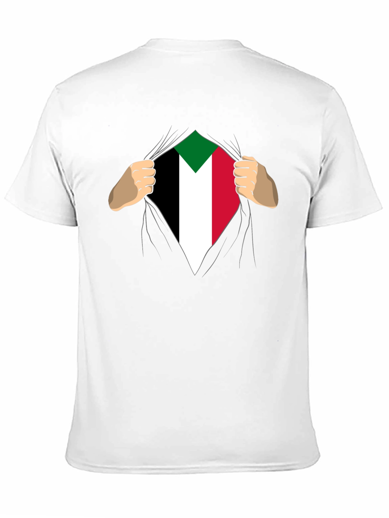 Sudan Flag T-Shirt - Patriotic Graphic Tee