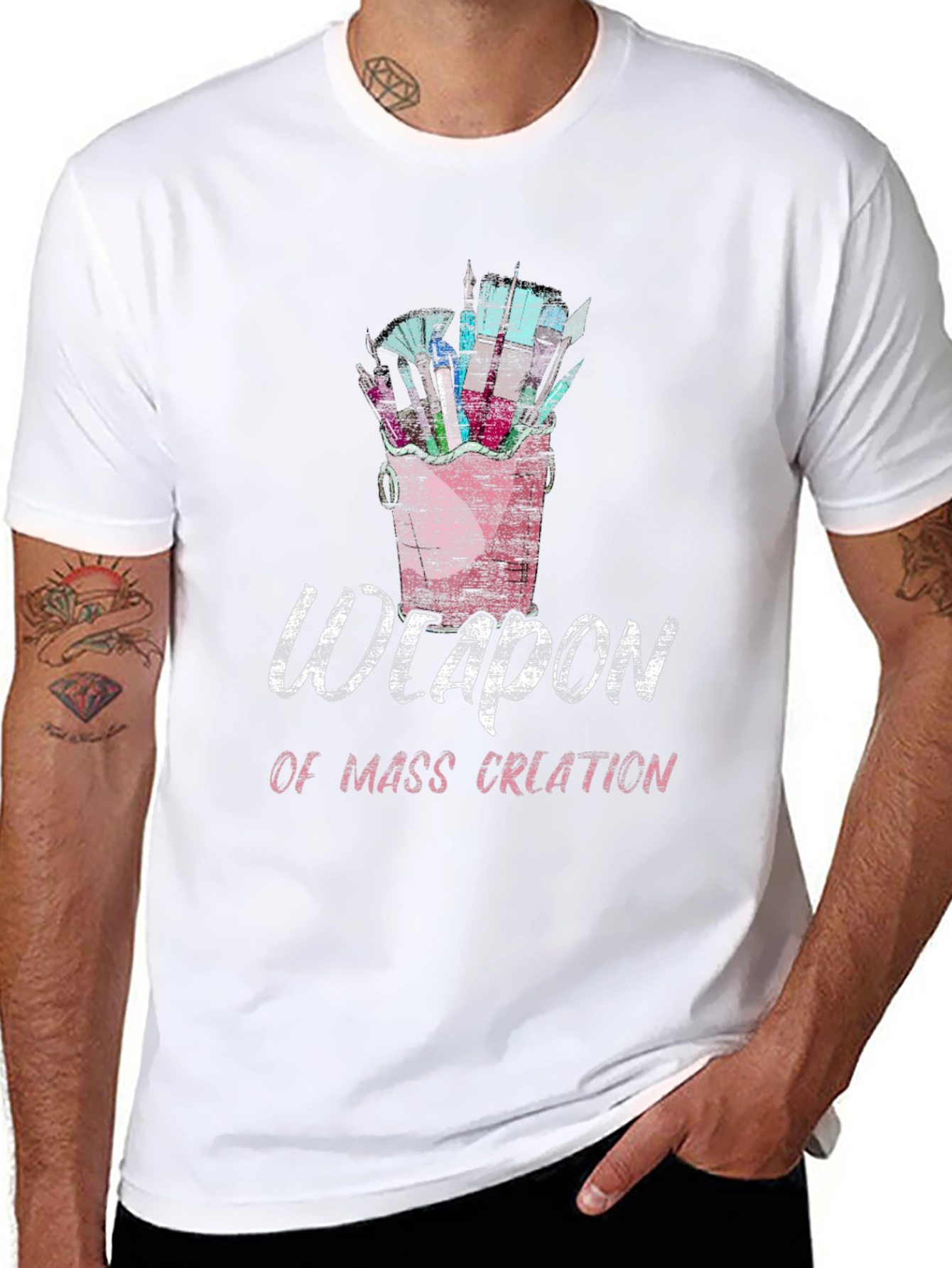 Weapon of Mass Creation Artist T-Shirt