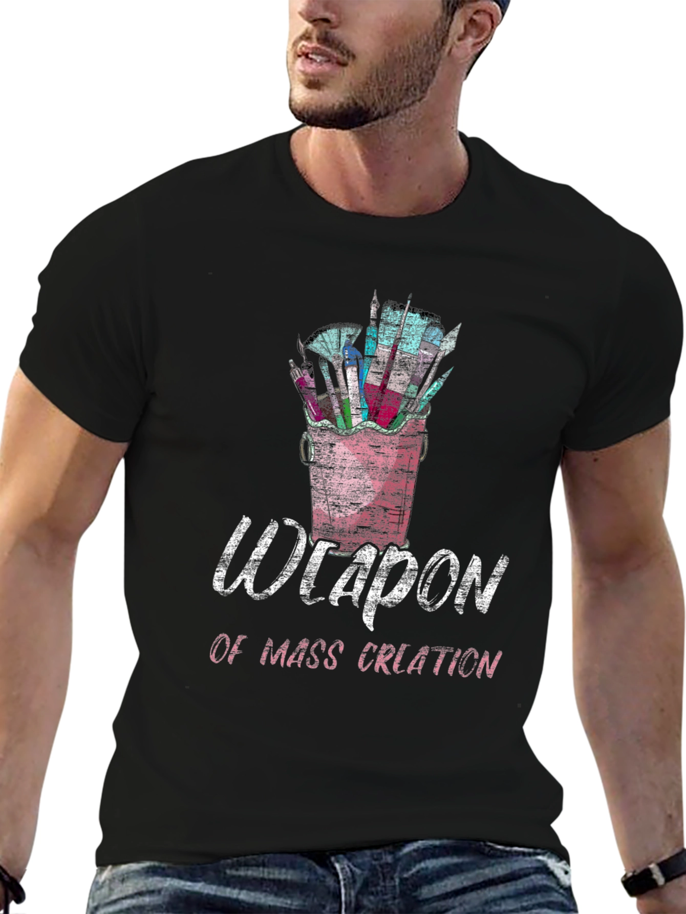 Weapon of Mass Creation Artist T-Shirt