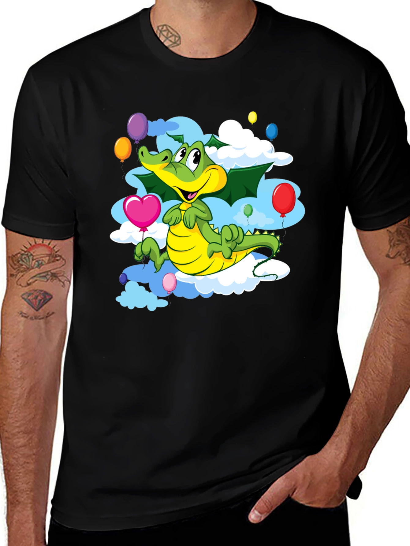 Cartoon Crocodile T-Shirt
