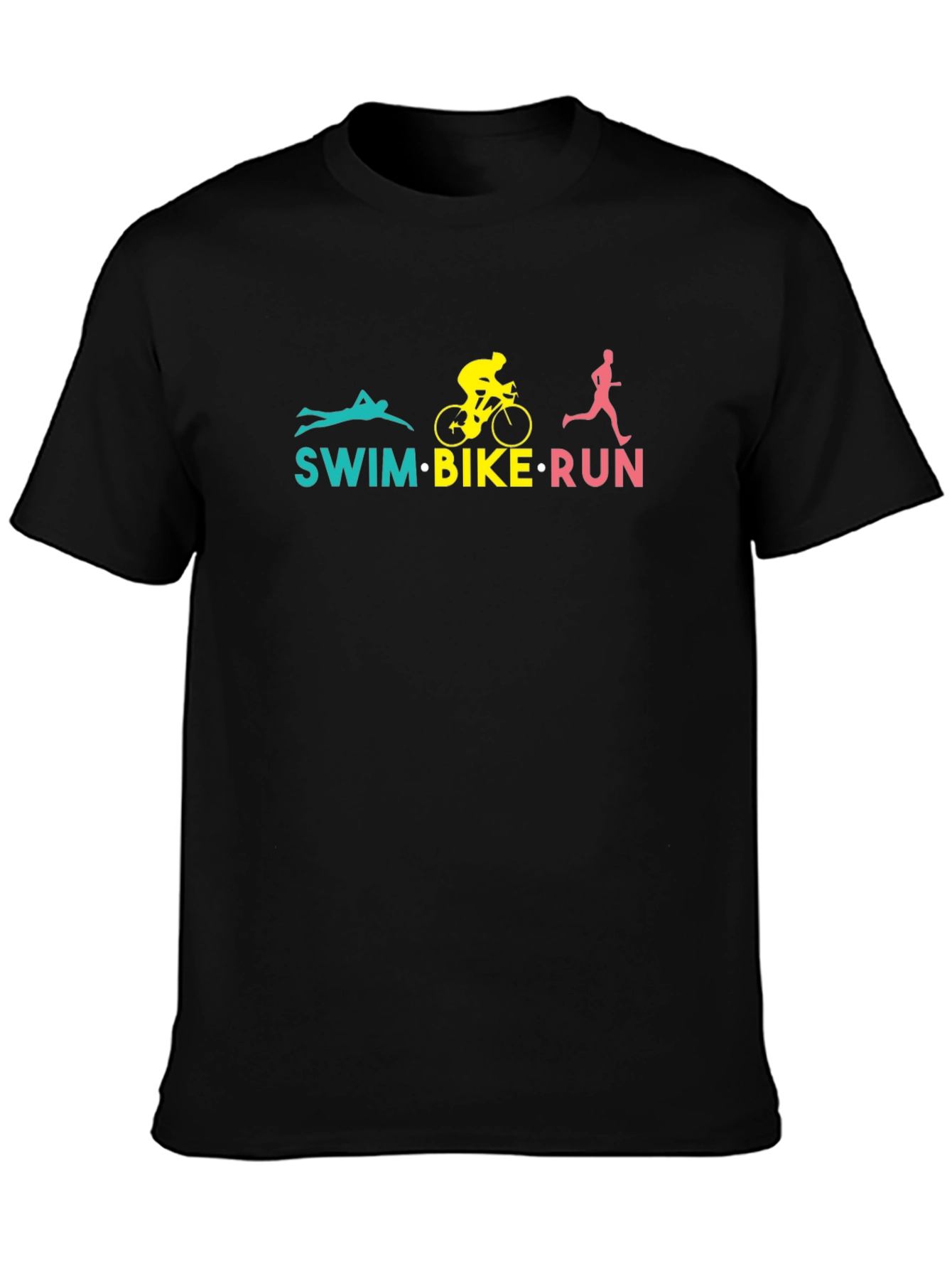 Swim Bike Run Triathlon T-Shirt