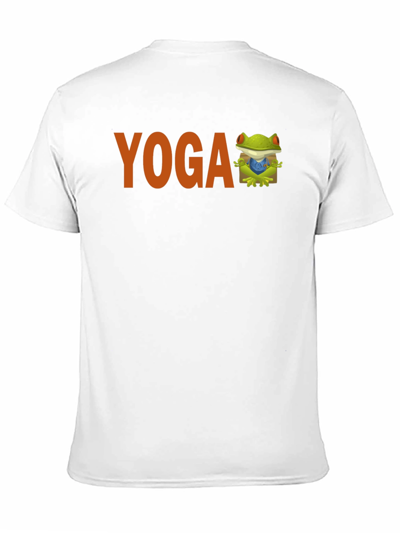 Yoga Frog Graphic Tee - Black Cotton Blend