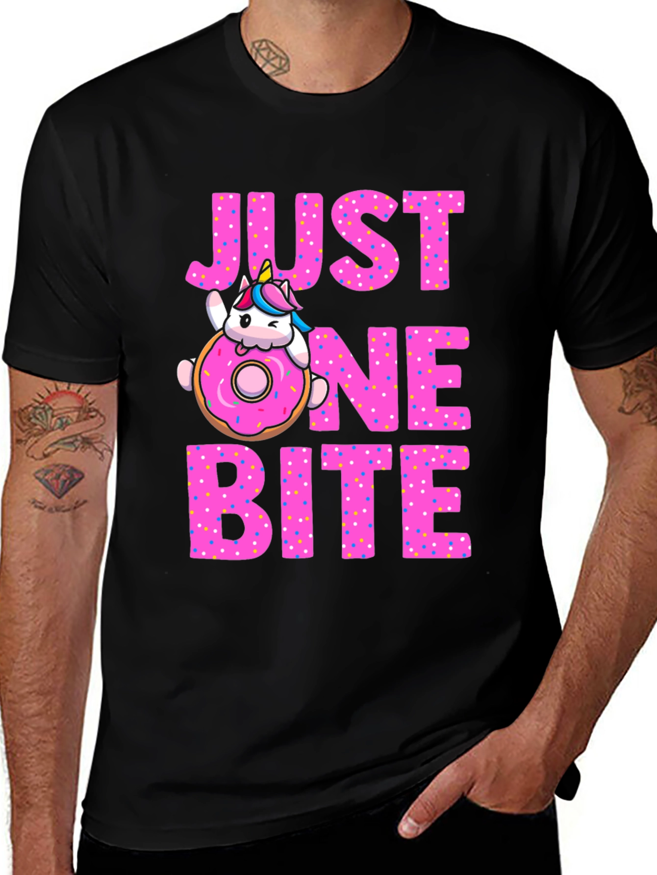 Just One Bite Unicorn Donut T-Shirt