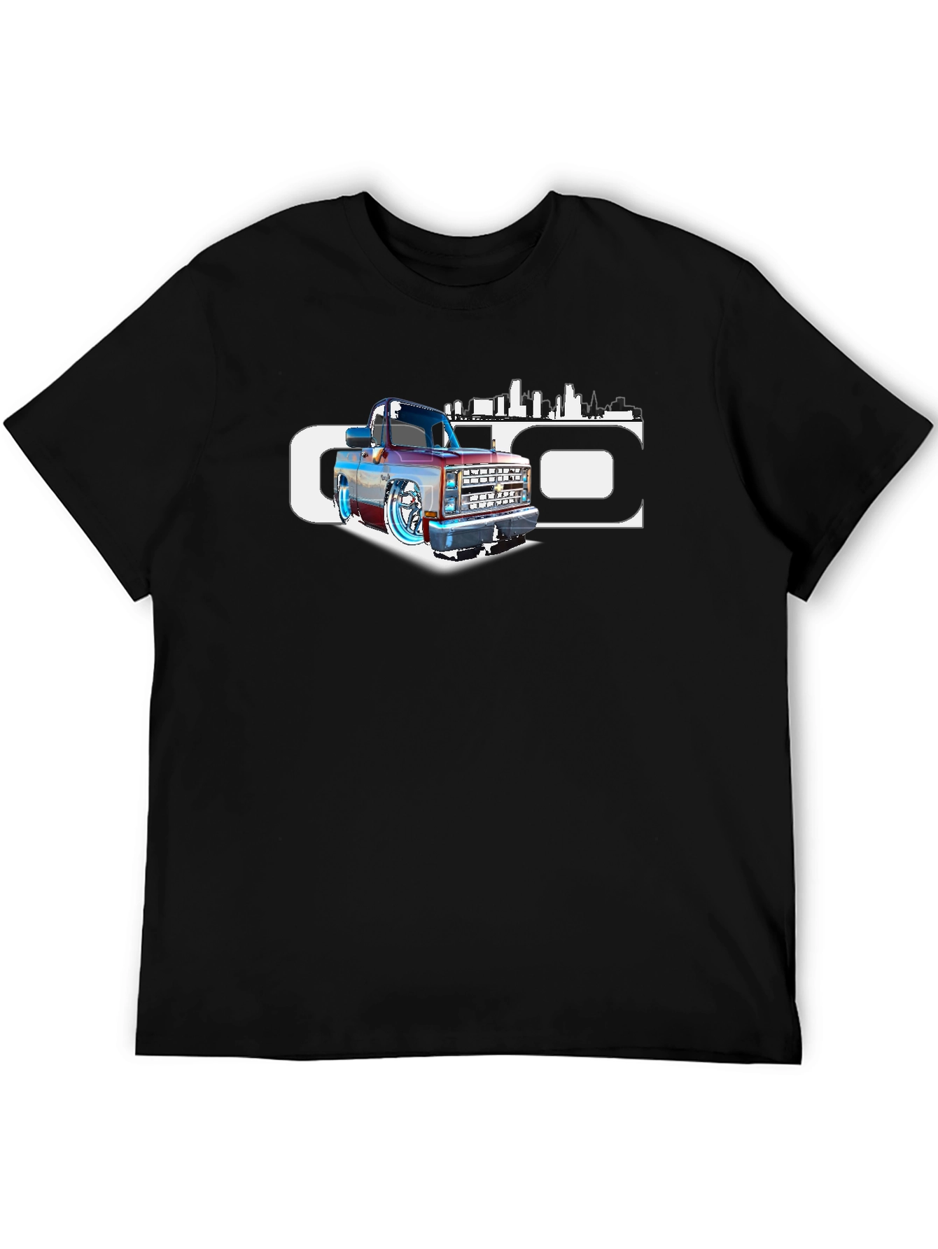 Custom Cartoon Truck Graphic Tee