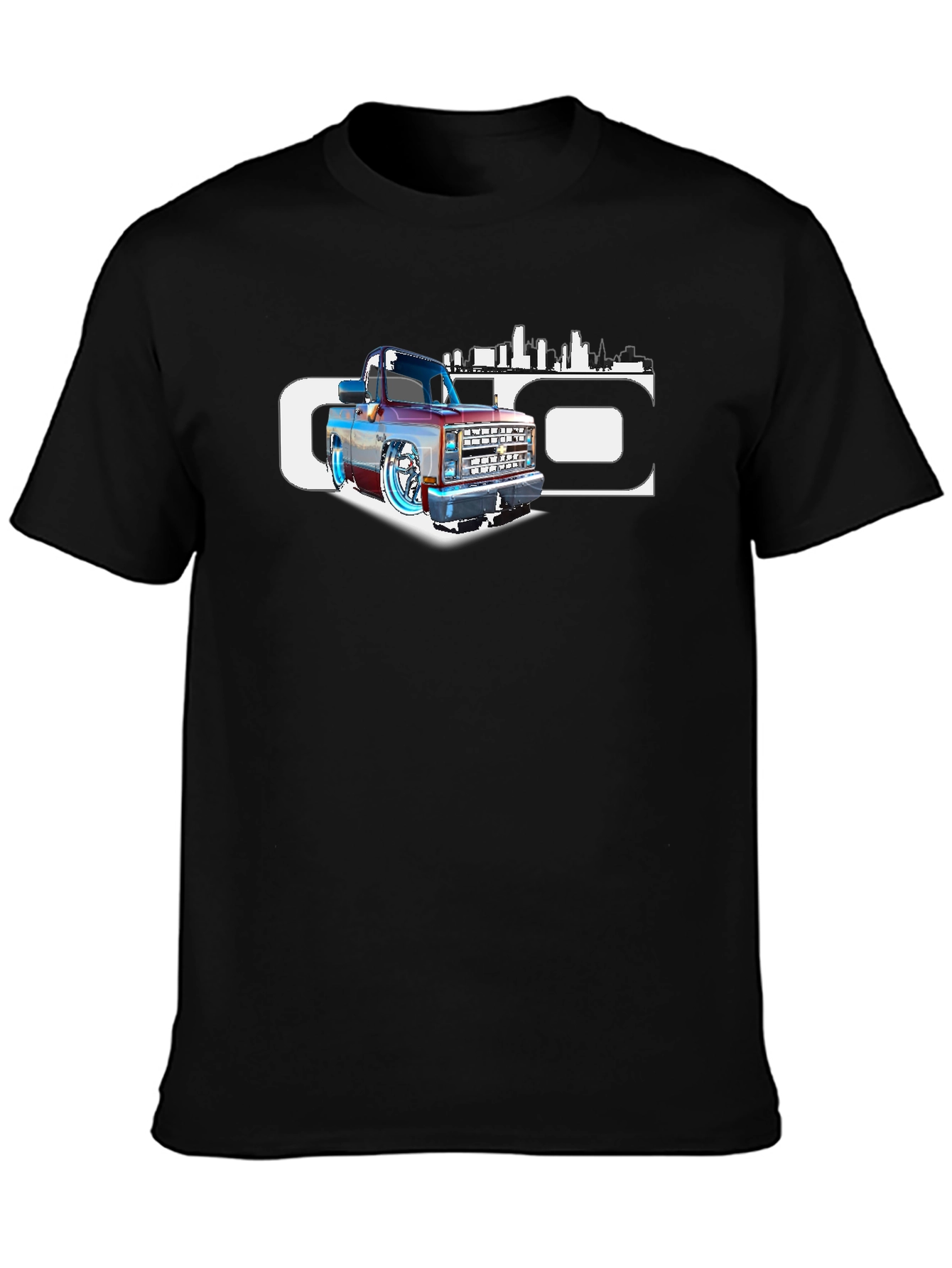 Custom Cartoon Truck Graphic Tee