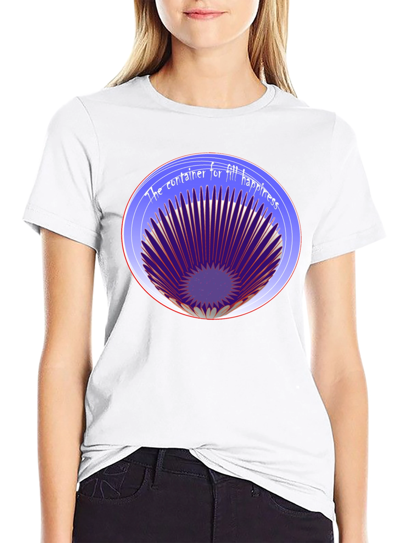Happiness Container Graphic T-Shirt