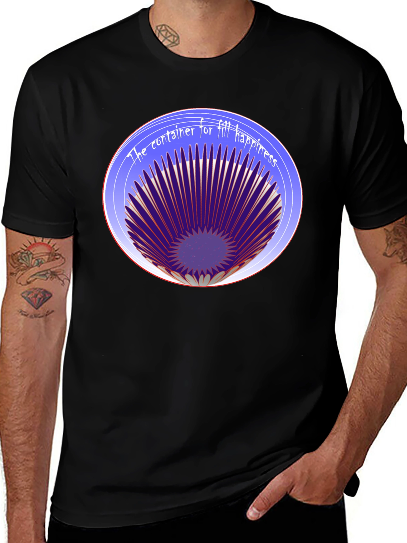 Happiness Container Graphic T-Shirt