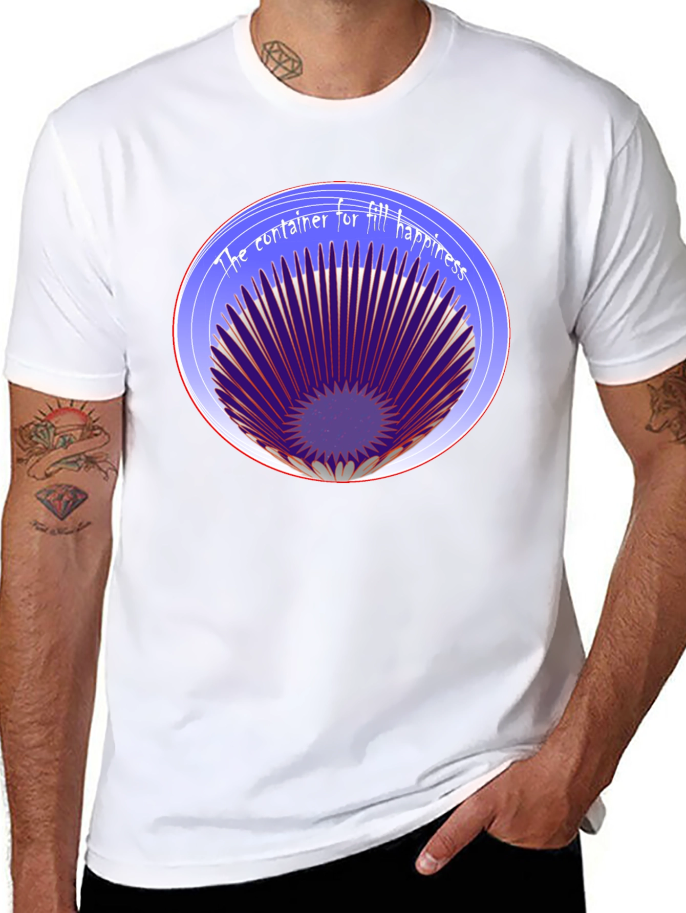 Happiness Container Graphic T-Shirt